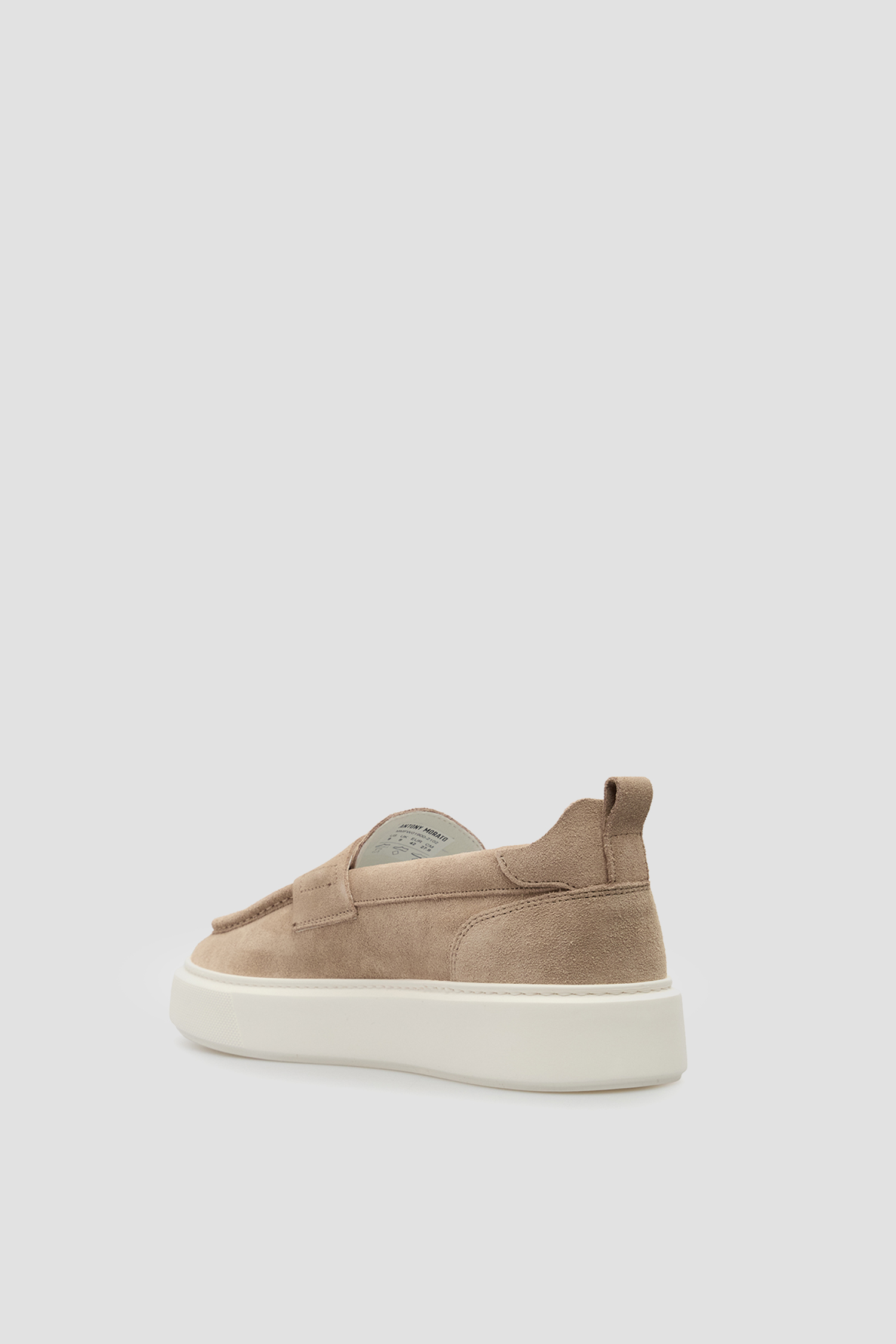Чоловічі бежеві замшеві лофери Antony Morato MMFW01900.LE300005;2102