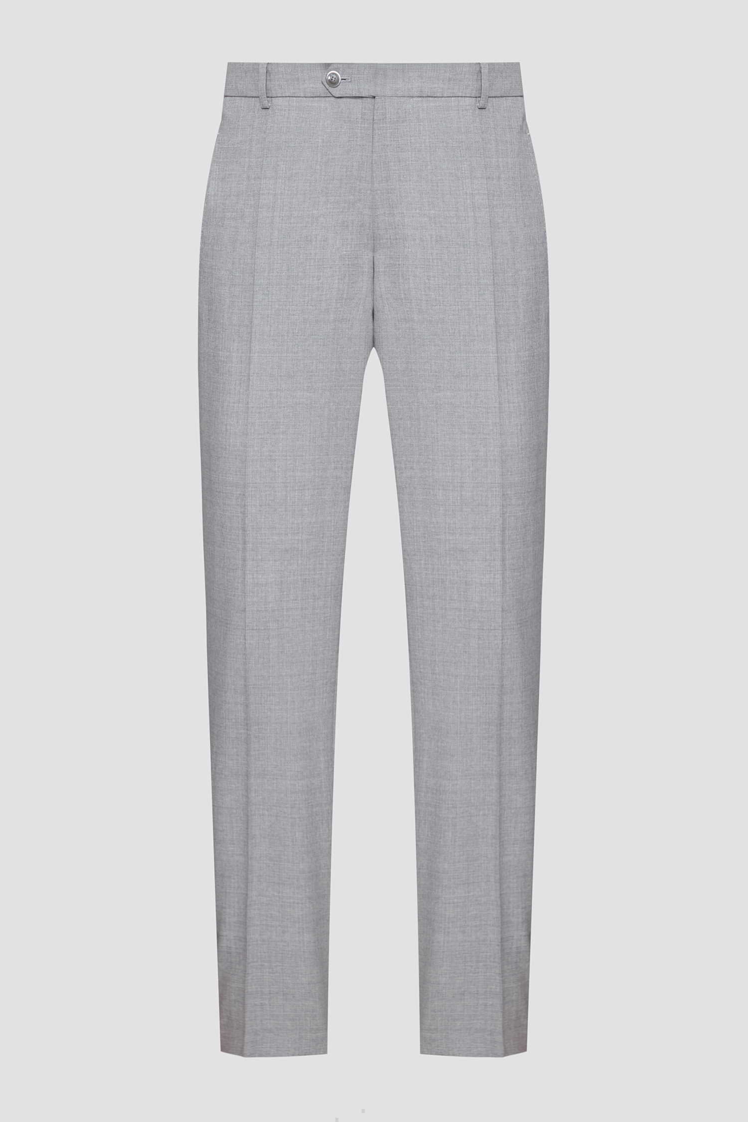 Чоловічі сірі вовняні брюки BOSS 50555450;041