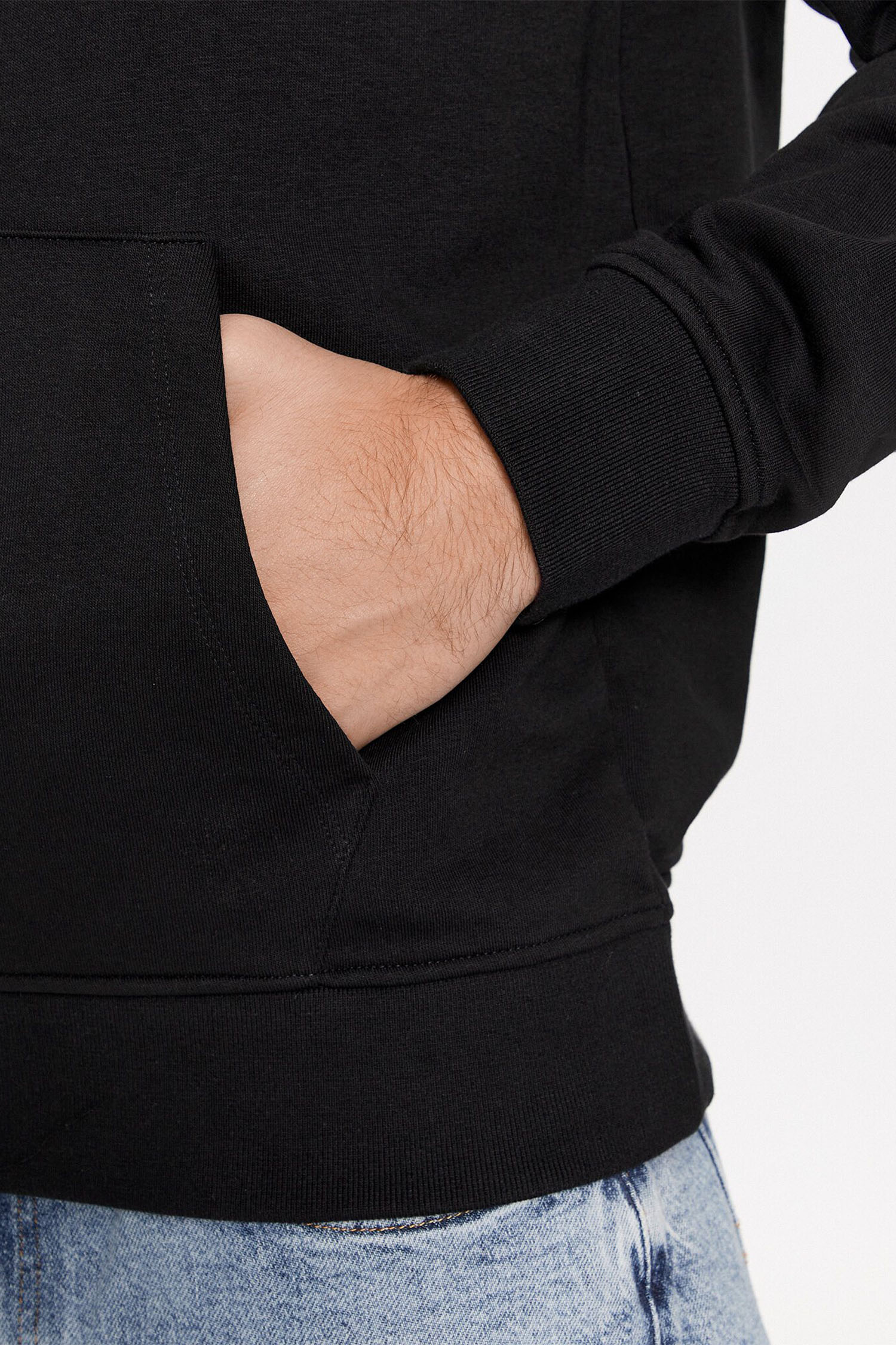 Чоловіче чорне худі Guess M4RQ52.KBK32;JBLK