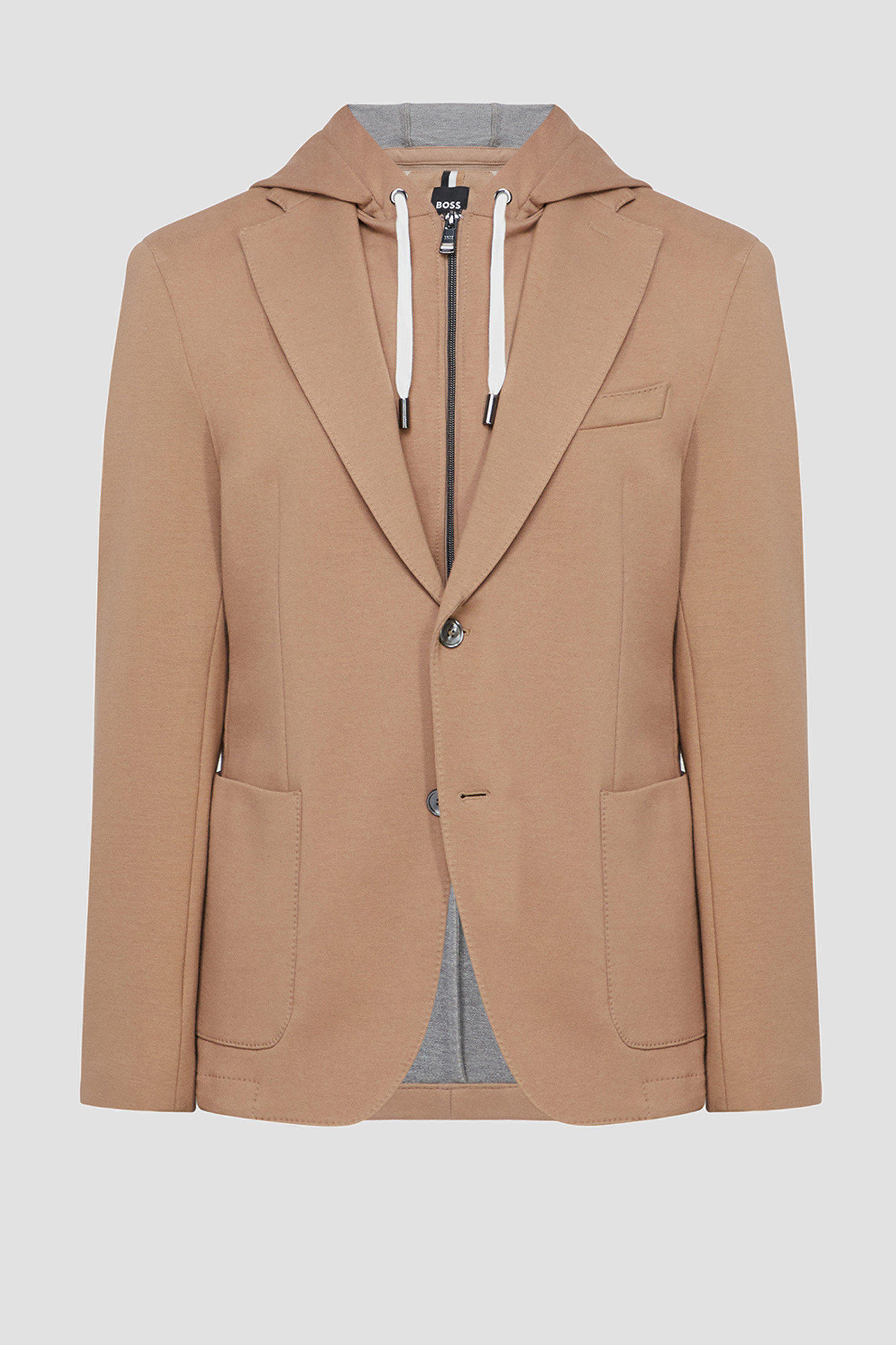Чоловічий бежевий блейзер BOSS 50497272;260