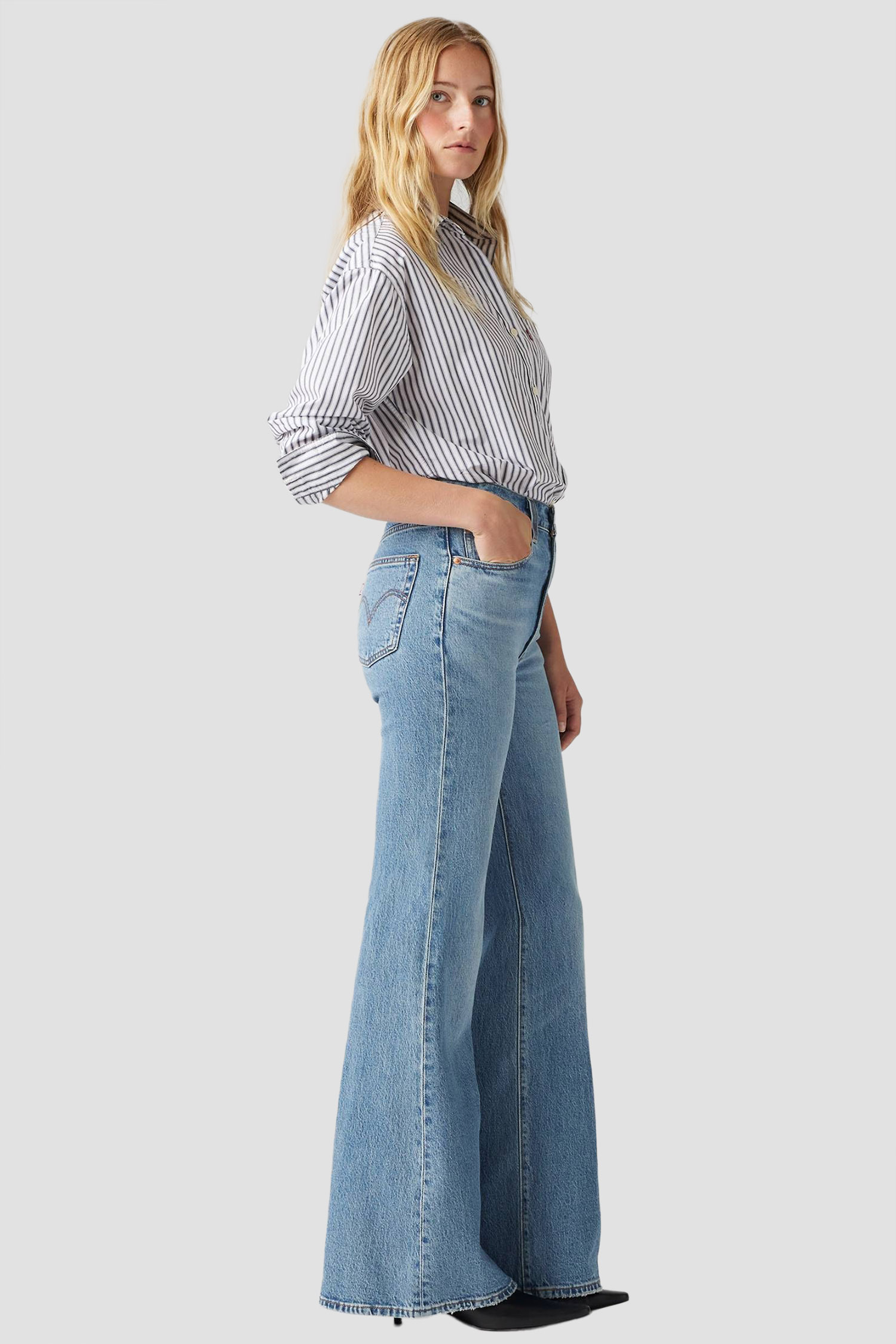 Жіночі блакитні джинси Ribcage Bell Levi’s® A7503;0020