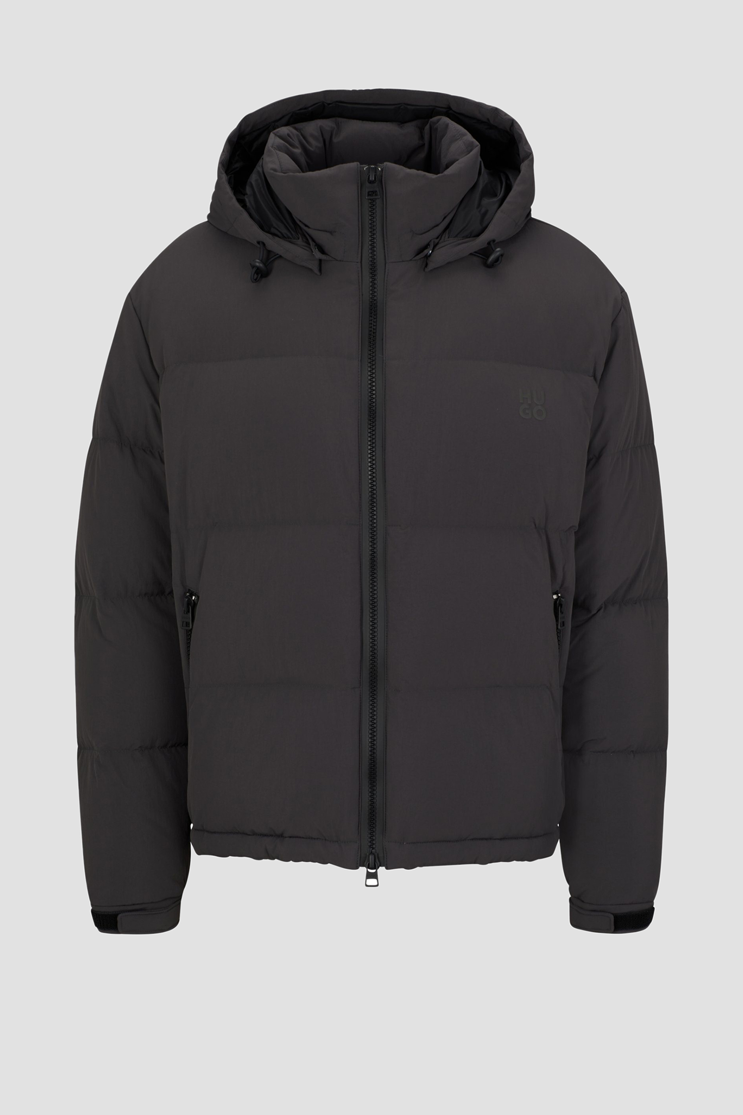 Мужской темно-серый пуховик HUGO 50496293;023