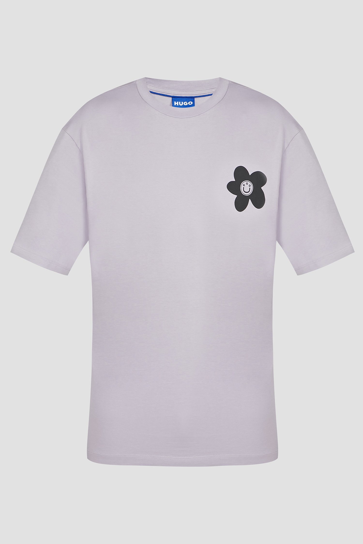 Мужская сиреневая футболка HUGO BLUE 50513214;541