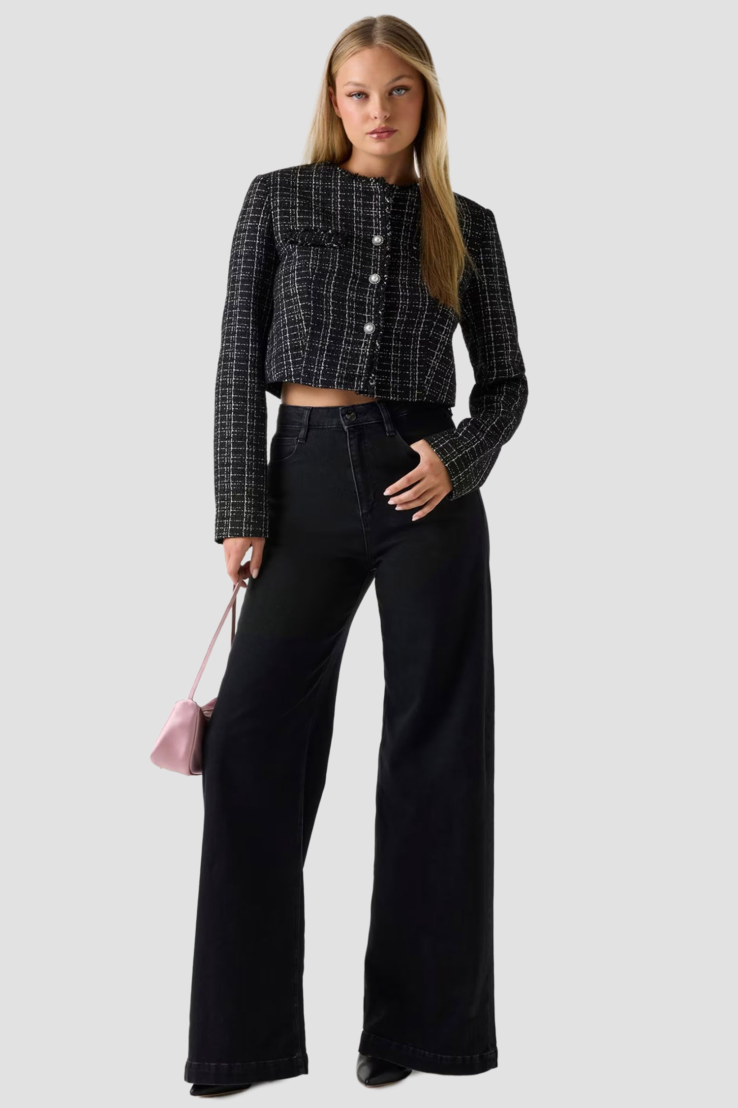 Женские черные джинсы Guess W5BA1C.D0711;C4BK