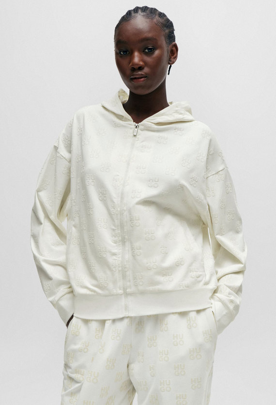 Белая кофточка SC&CO c звездой (№ 9015) ♡ Gepur - women clothes store