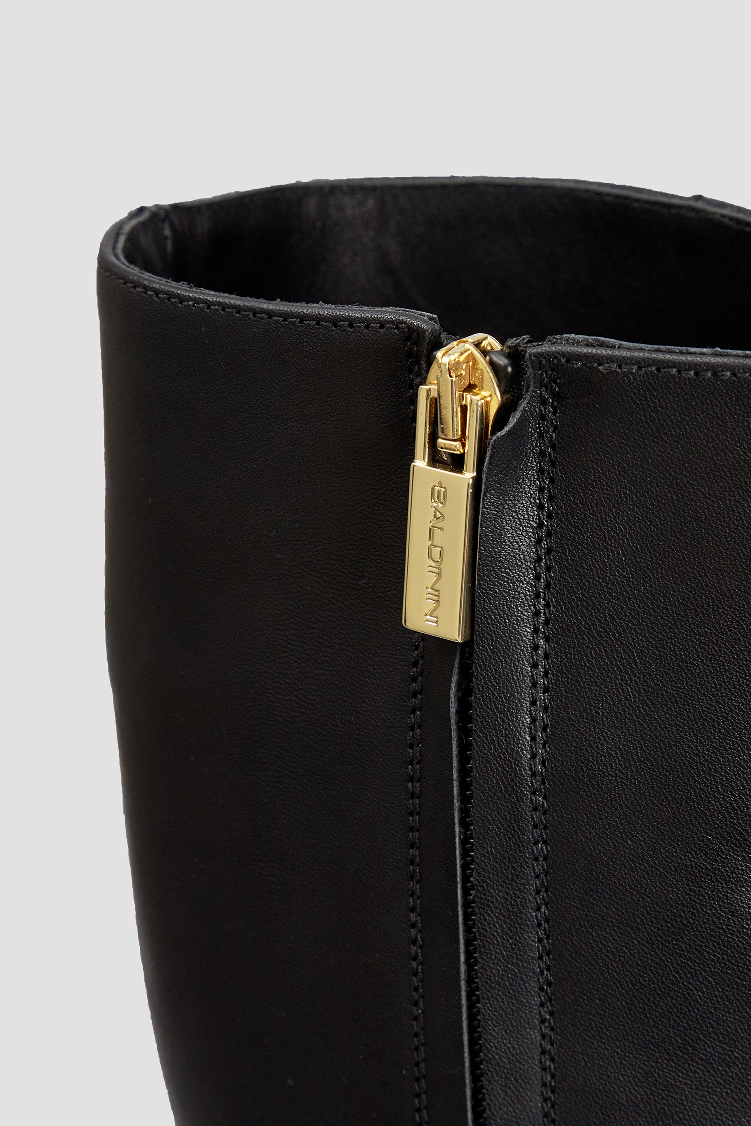 Женские черные кожаные сапоги BALDININI D4B256E1VISH;0000