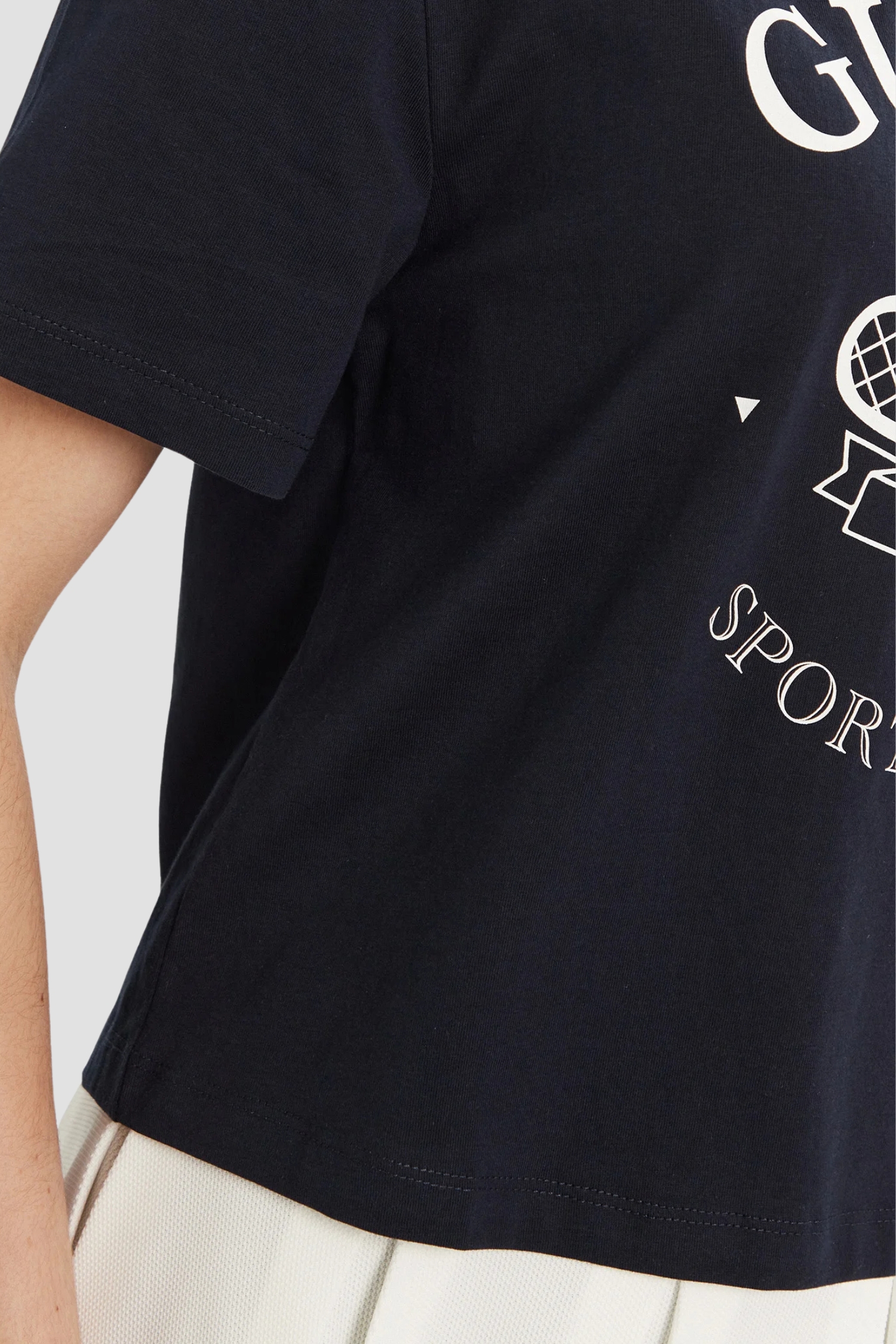 Жіноча темно-синя футболка Guess V5GI04.I3Z14;A71W