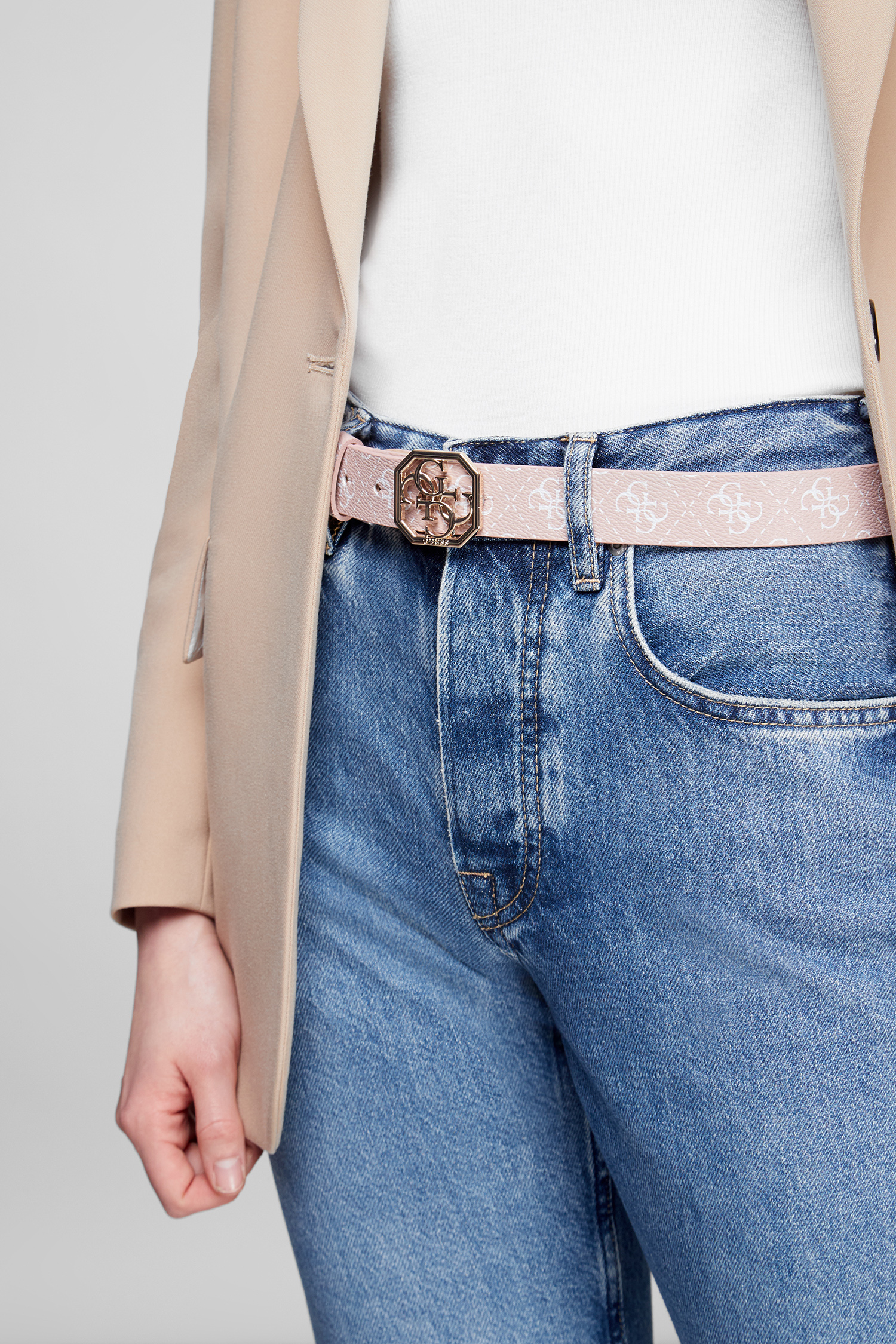 Жіночий пудровий ремінь Guess BW7628.P2230;BIM