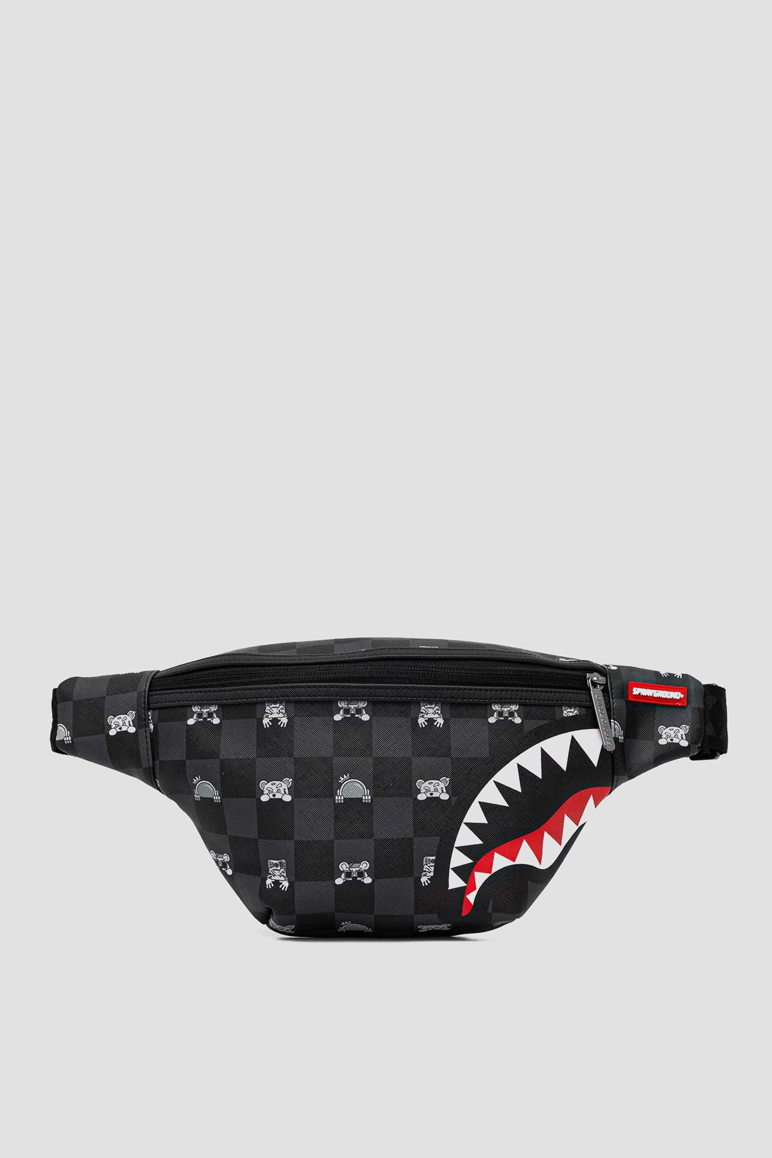 Черная поясная сумка в клетку SPRAYGROUND 910B8912NSZ;0