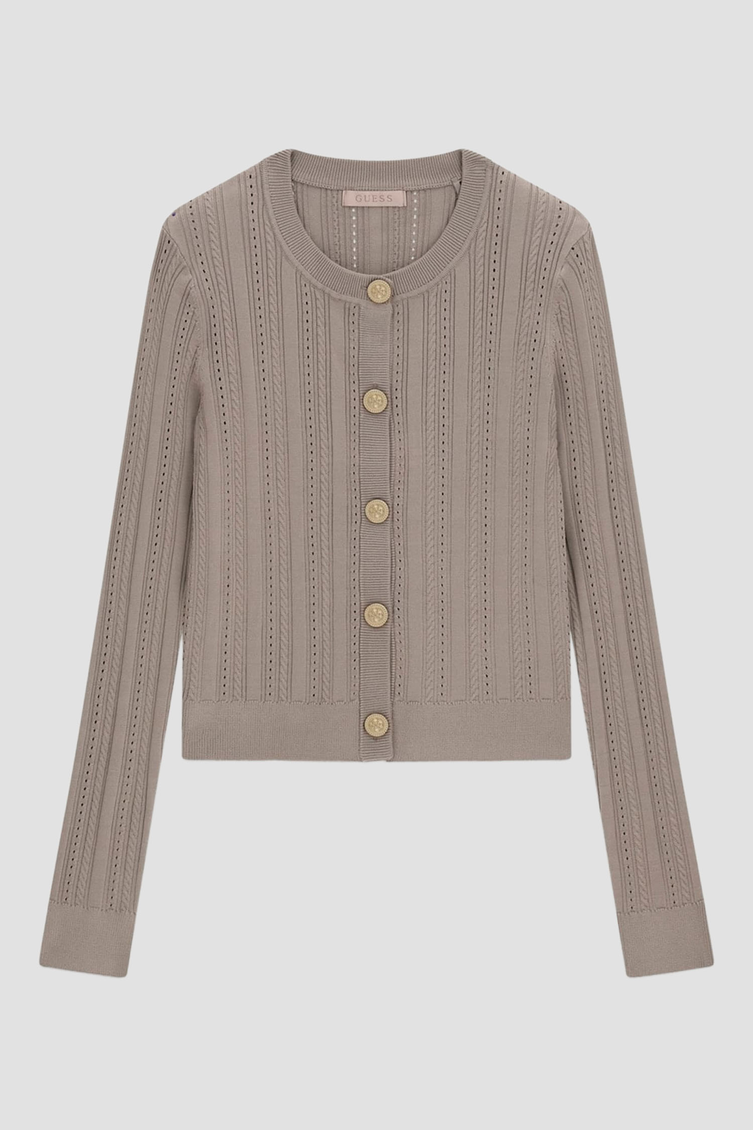 Женский бежевый кардиган Guess W6YR26.Z0973;G1K8