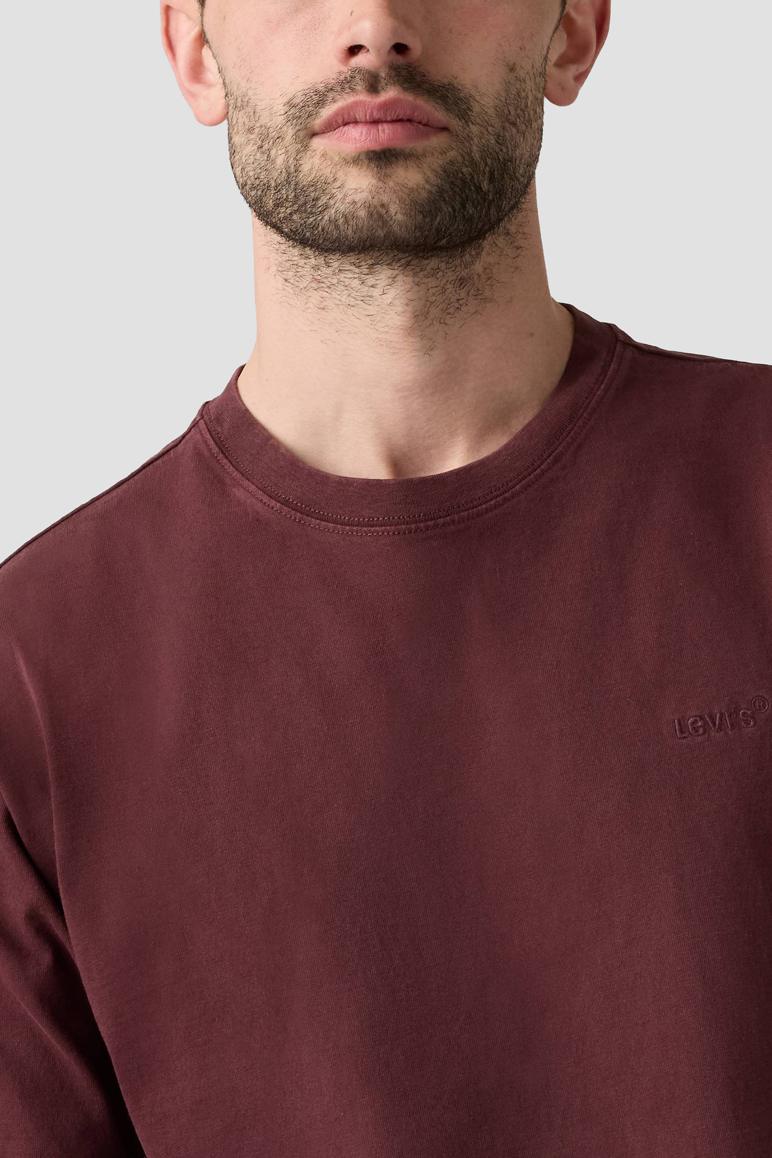 Мужская бордовая футболка Levi’s® A0637;0224