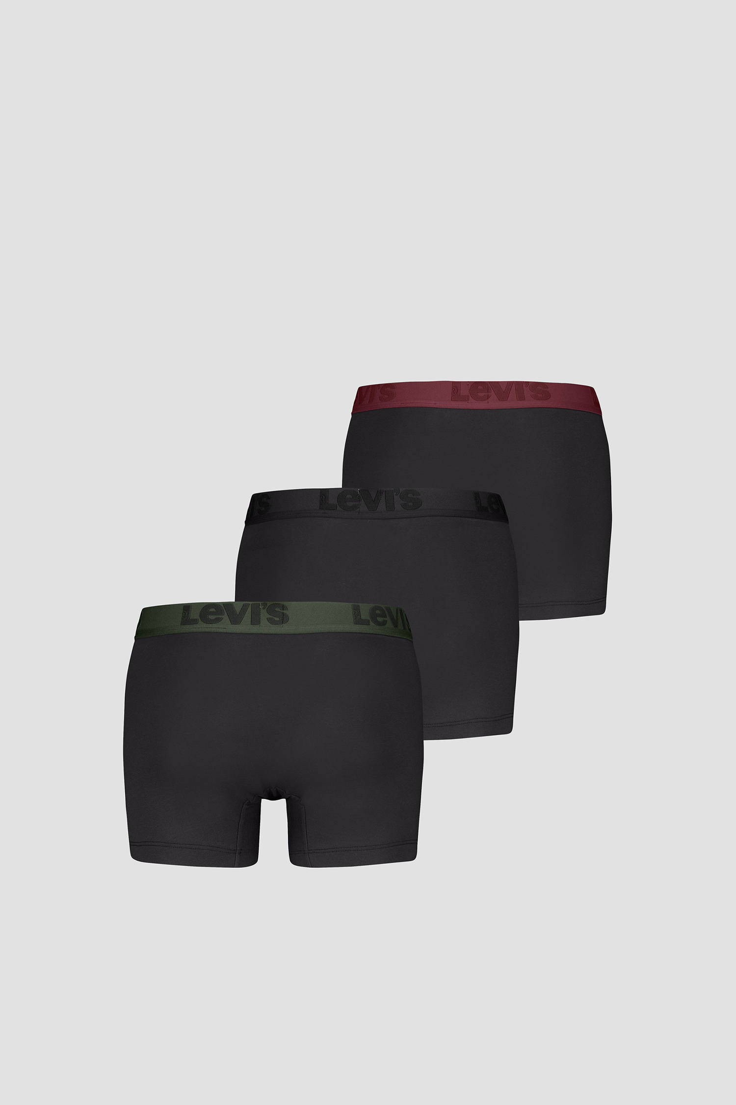 Мужские черные боксеры (3 шт) Levi’s® 905045001;029