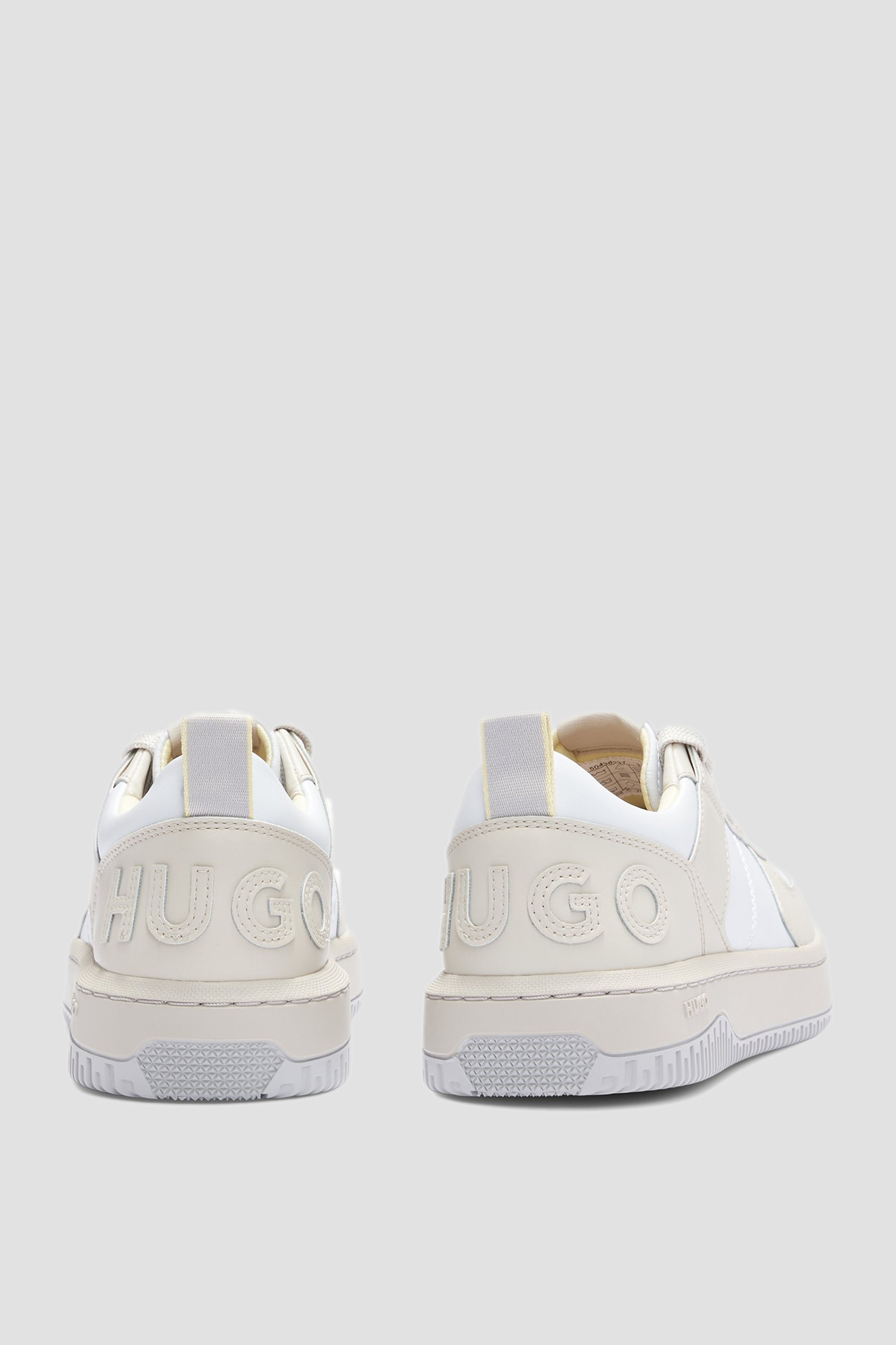 Жіночі білі шкіряні кросівки HUGO 50498537;281