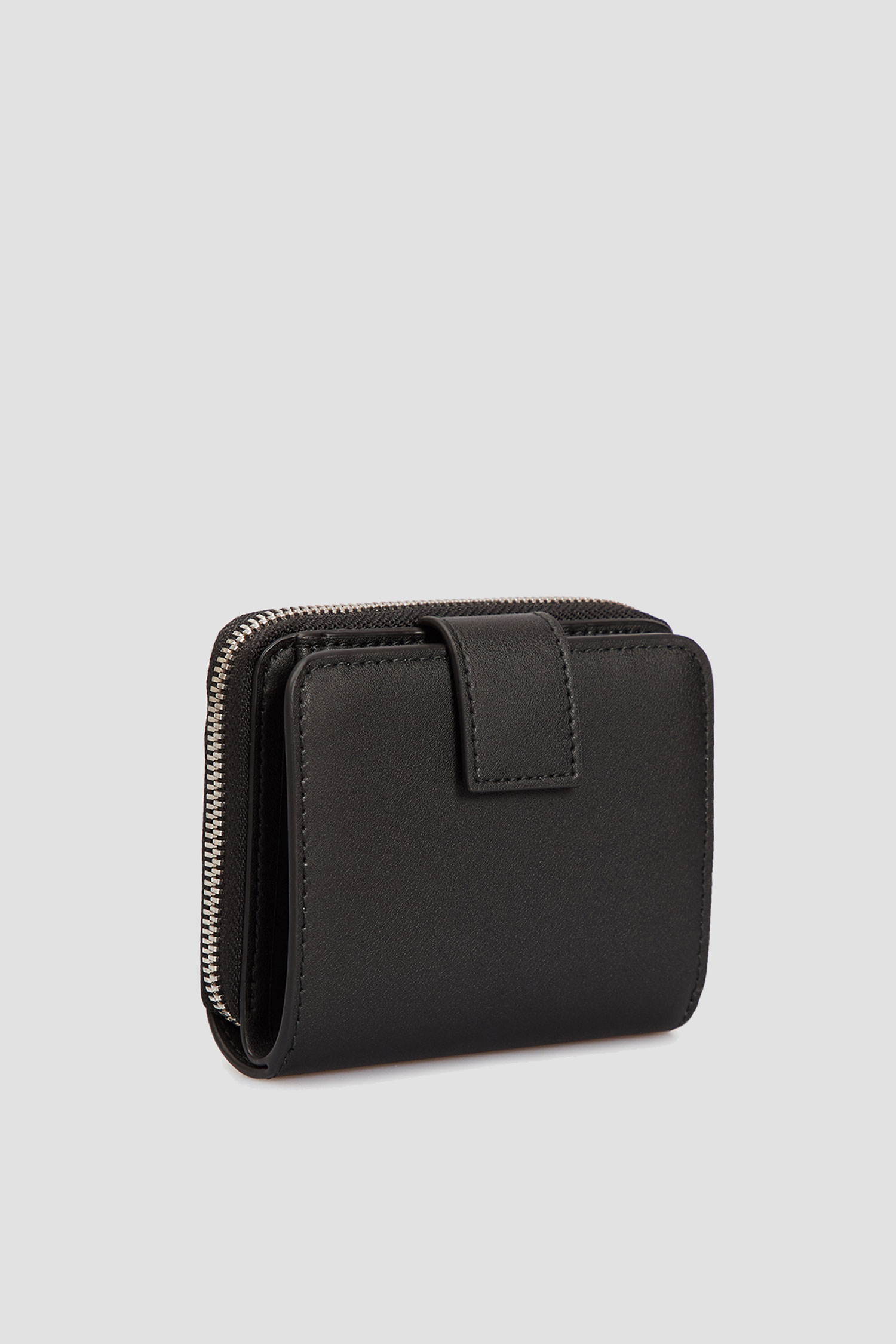 Жіночий чорний шкіряний гаманець HUGO 50466327;001