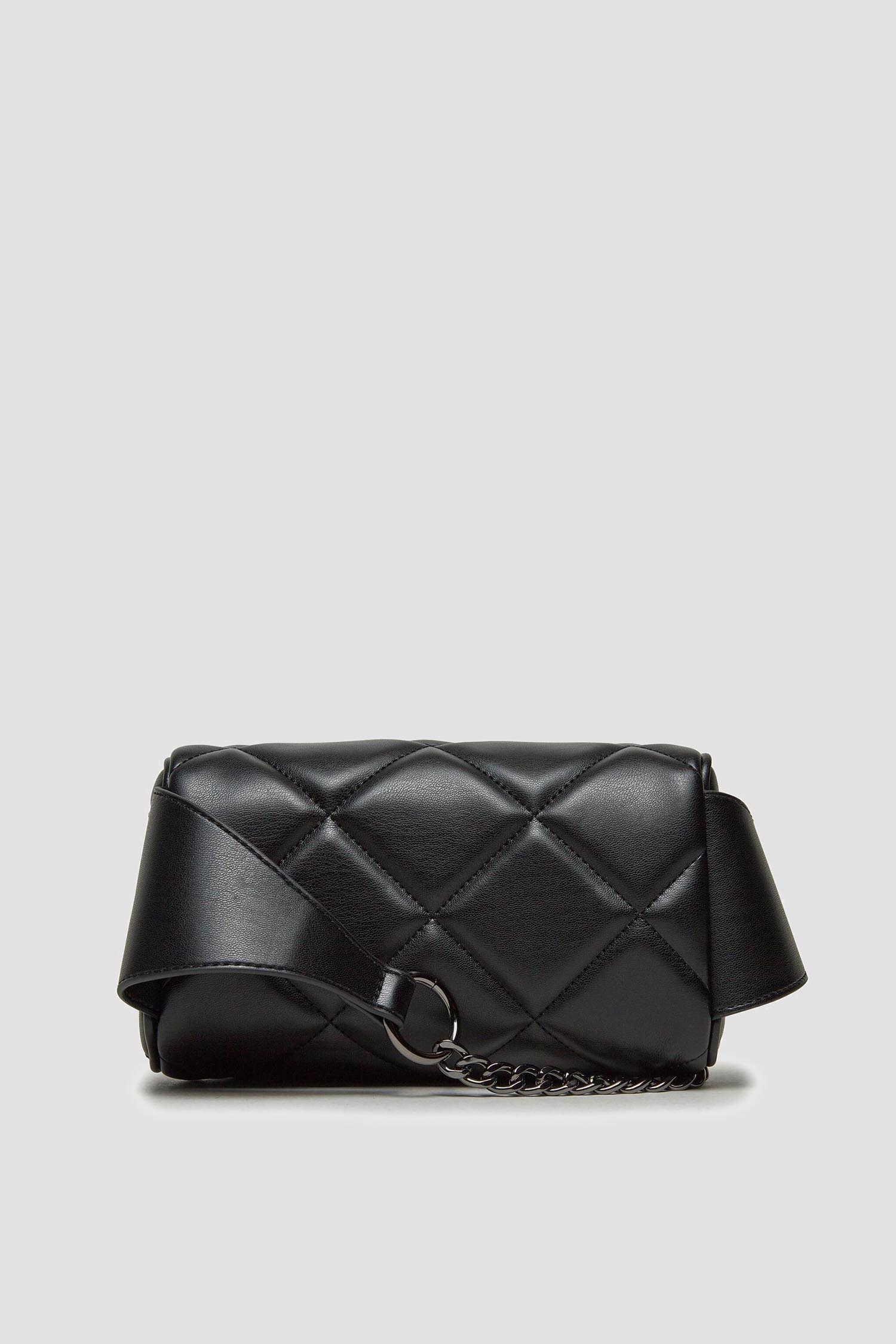 Жіноча чорна поясна сумка Moschino JC4187PP0H.LZ0;000