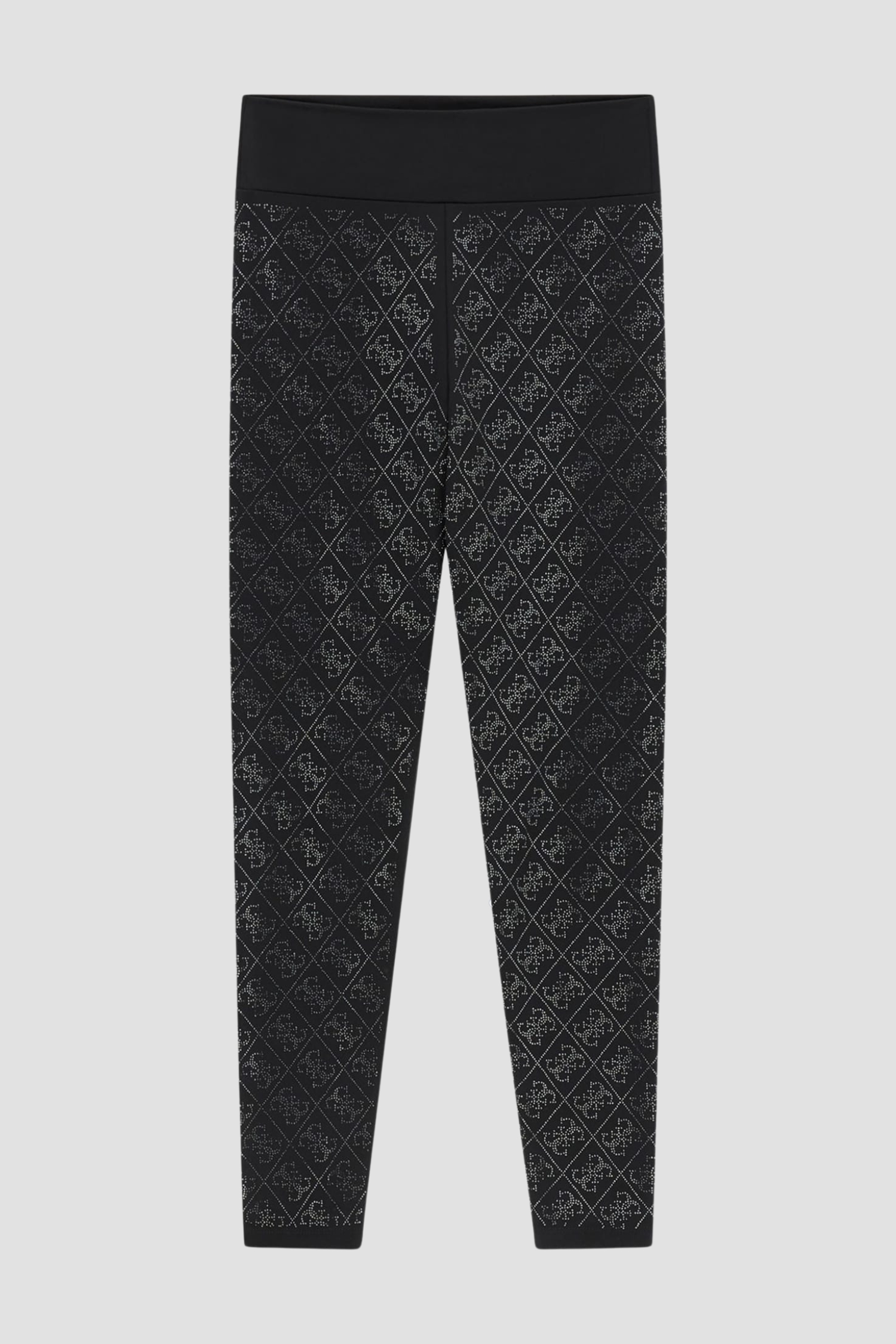 Женские черные леггинсы с узором Guess W5BB73.K7182;JBLK