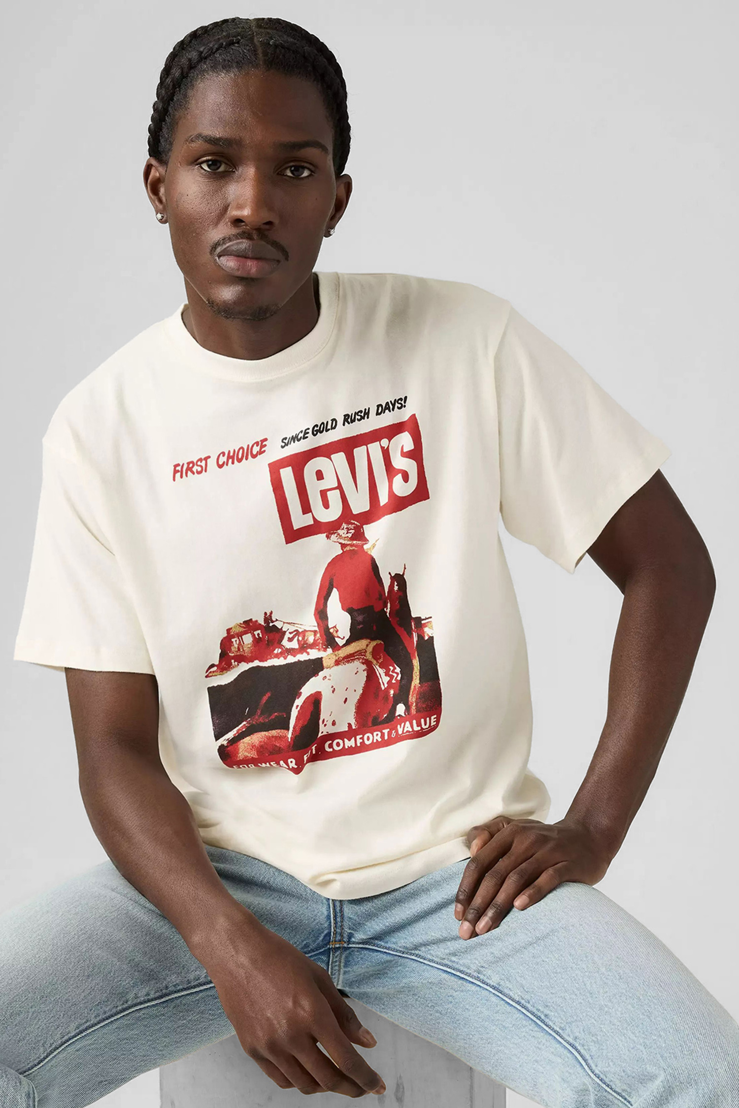 Чоловіча біла футболка Levi’s® 87373;0228