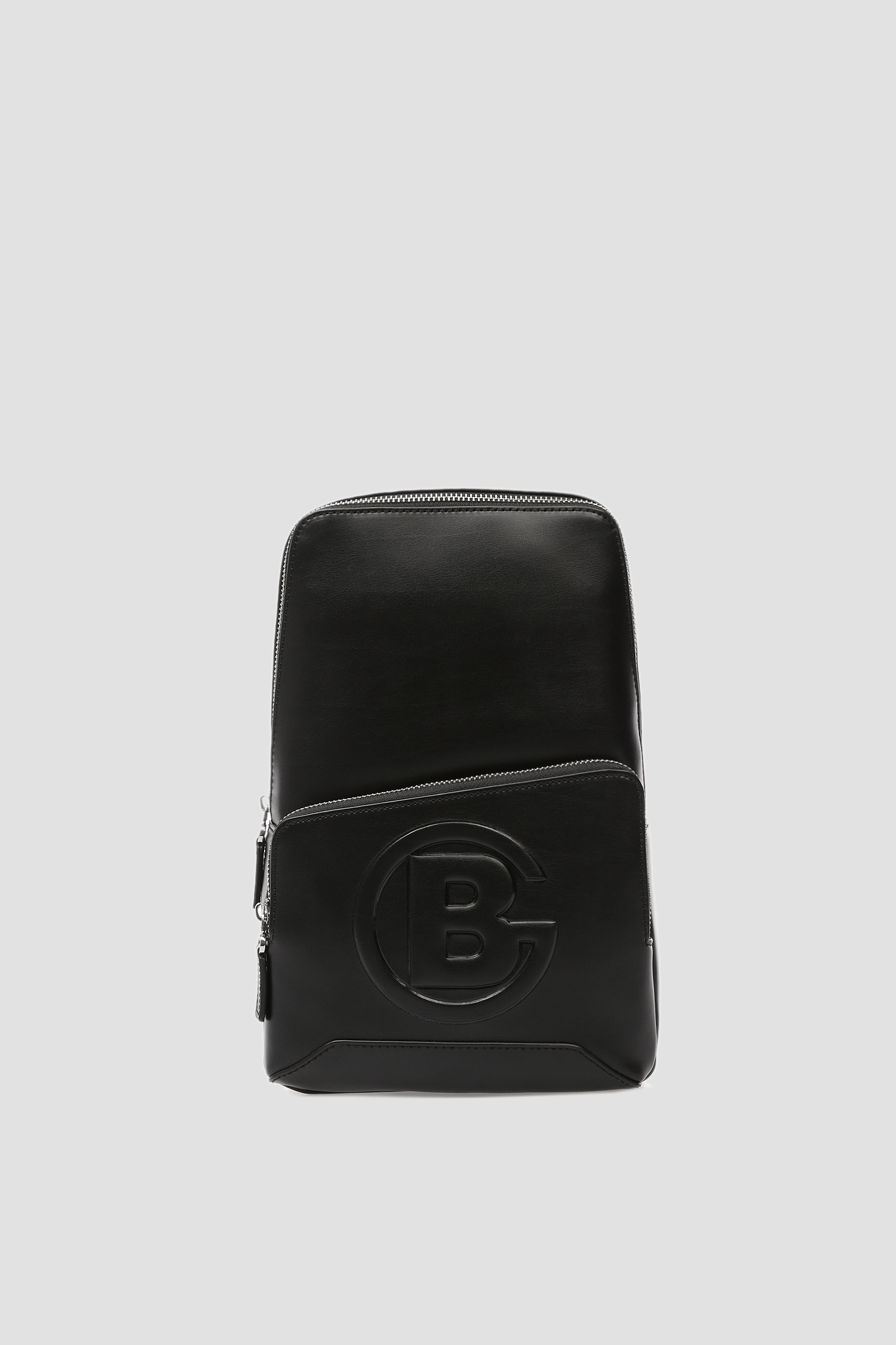 Мужская черная кожаная сумка через плечо Baldinini CAS598;00