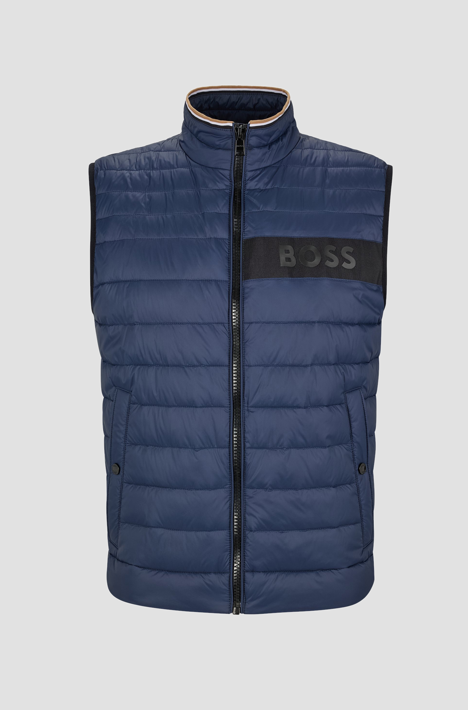 Мужской темно-синий жилет BOSS 50464300;404