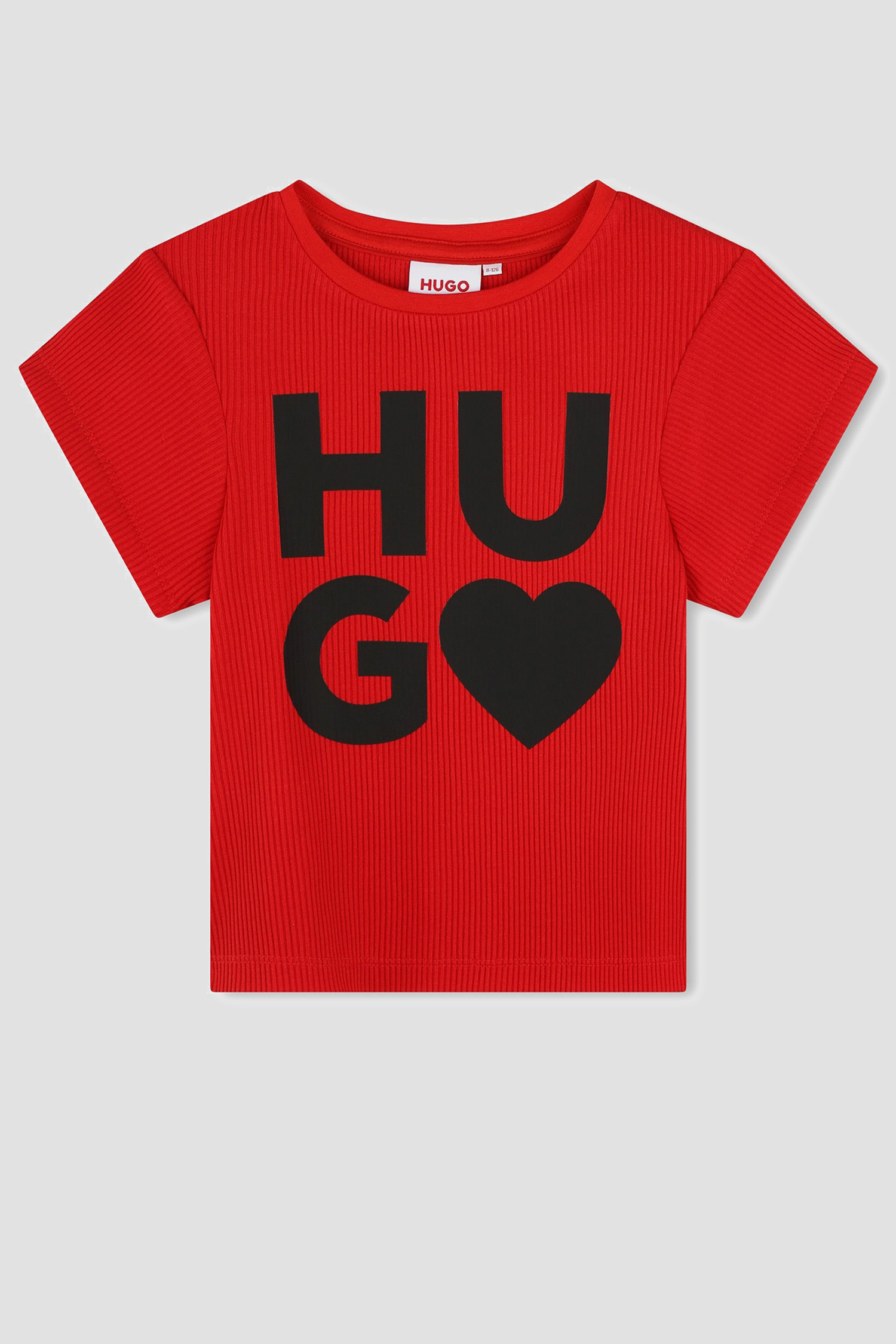 Детская красная футболка HUGO kids G00063;990