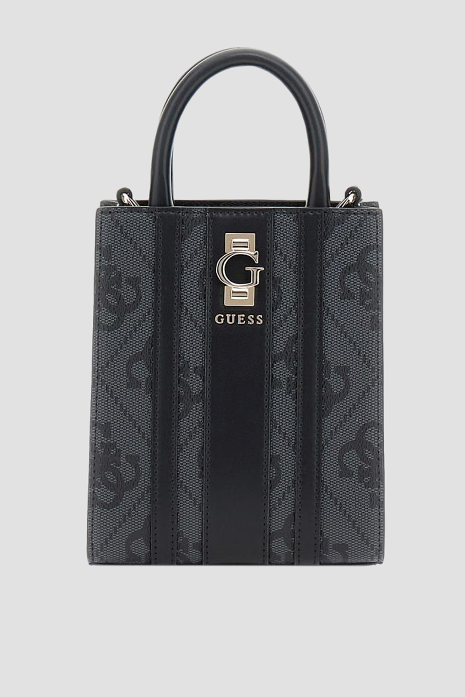 Женская темно-серая сумка с узором Guess HWSO78.38750;CLO