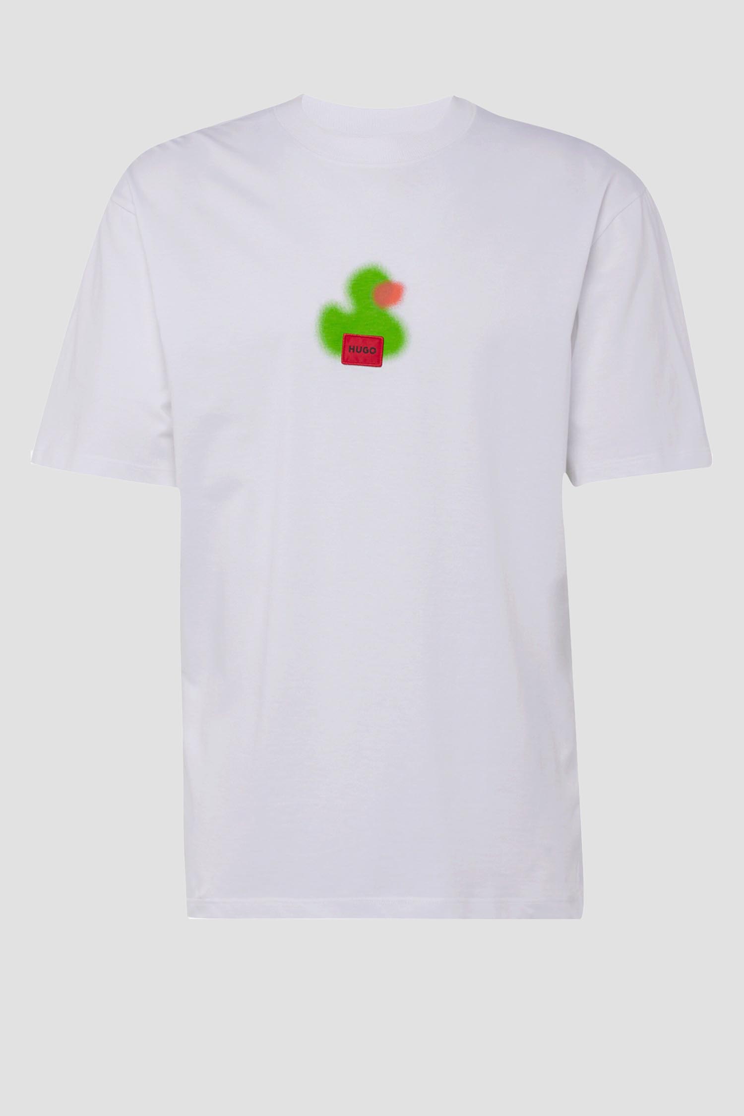 Мужская белая футболка HUGO 50519004;100