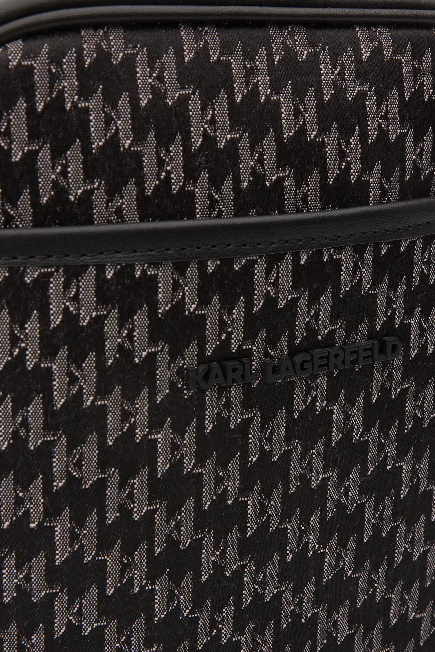 Чоловіча чорна сумка з візерунком Karl Lagerfeld 561115.805922;940