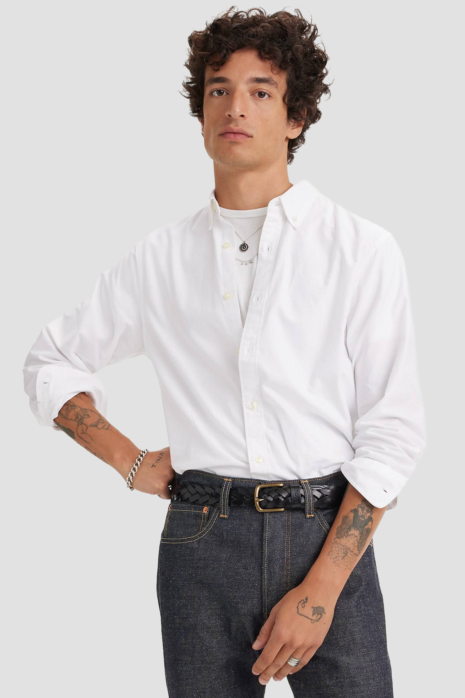 Чоловіча біла сорочка Levi’s® A7210;0000