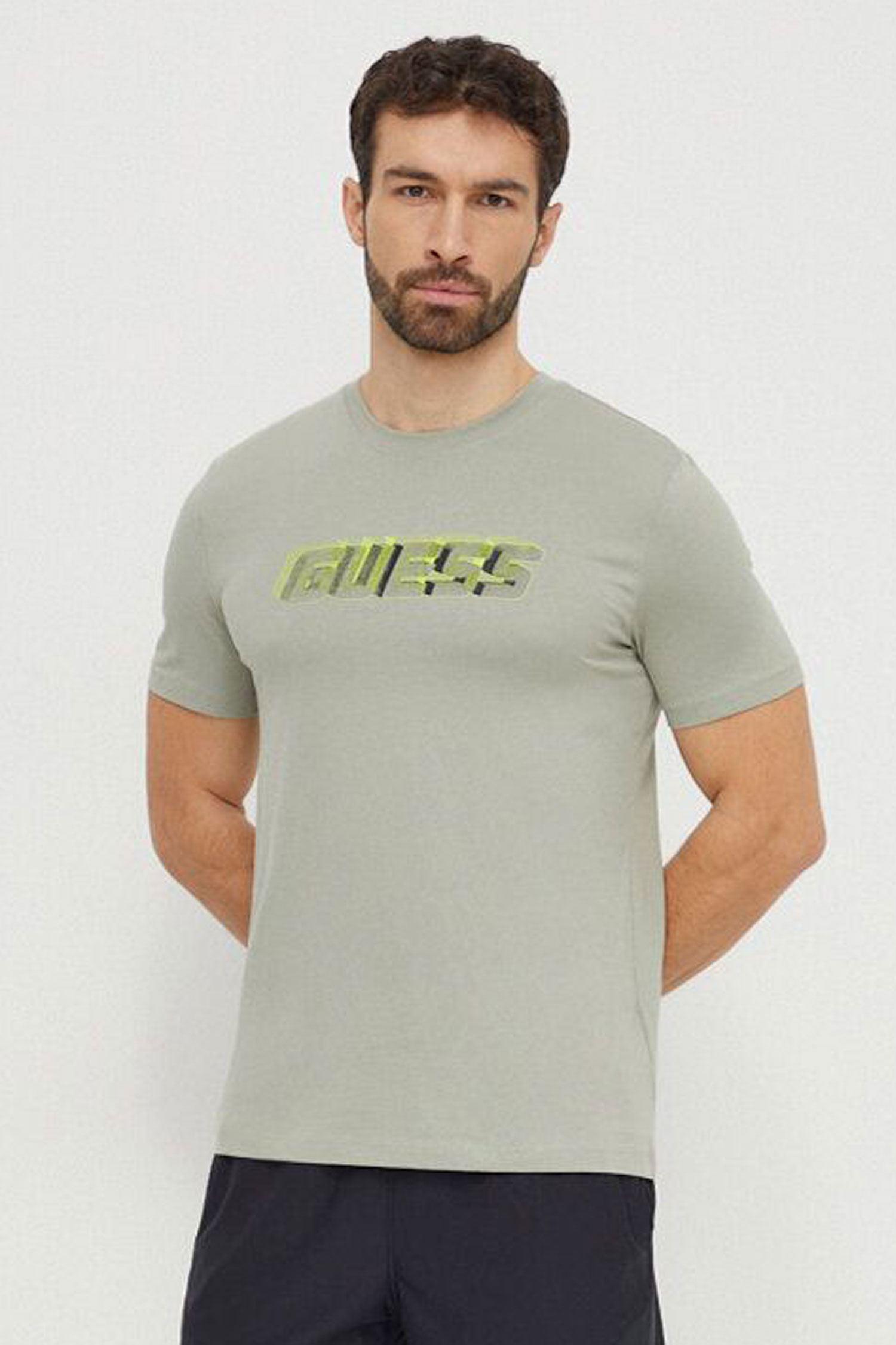 Чоловіча оливкова футболка Guess Z4RI10.I3Z14;A810