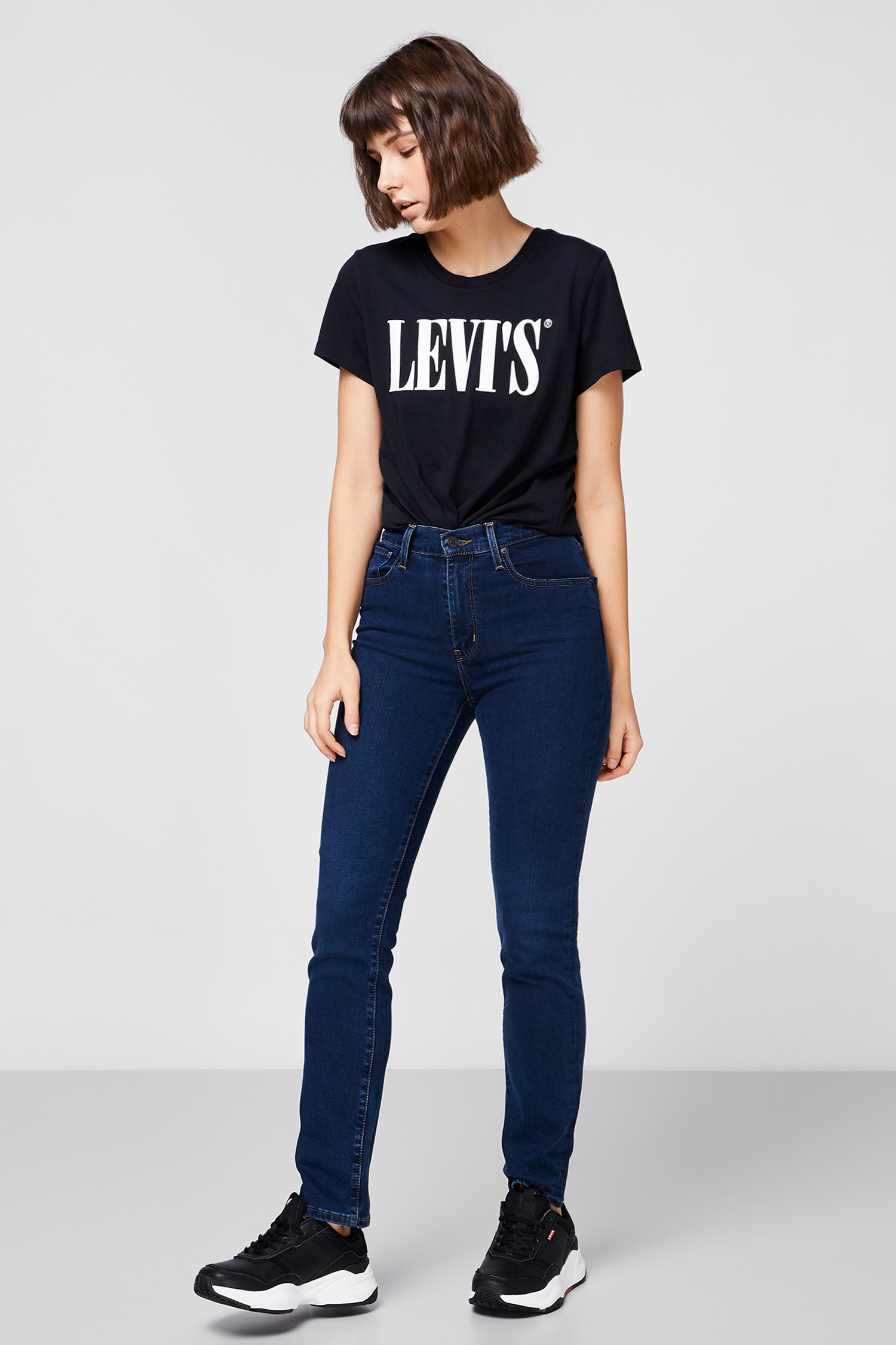Жіночі сині джинси 724™ High-Rise Straight Levi’s® 18883;0105