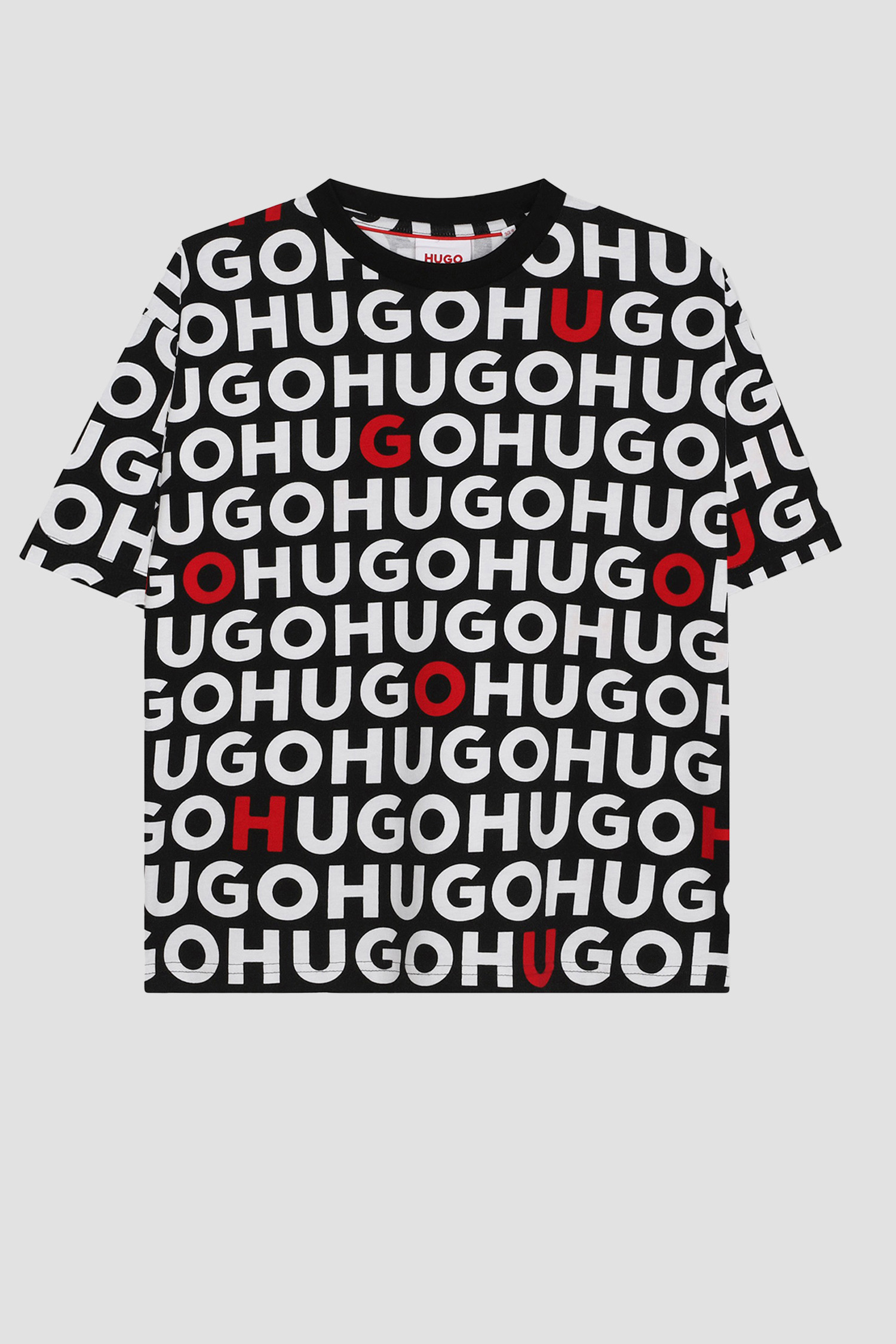Детская футболка с узором HUGO kids G00013;M99