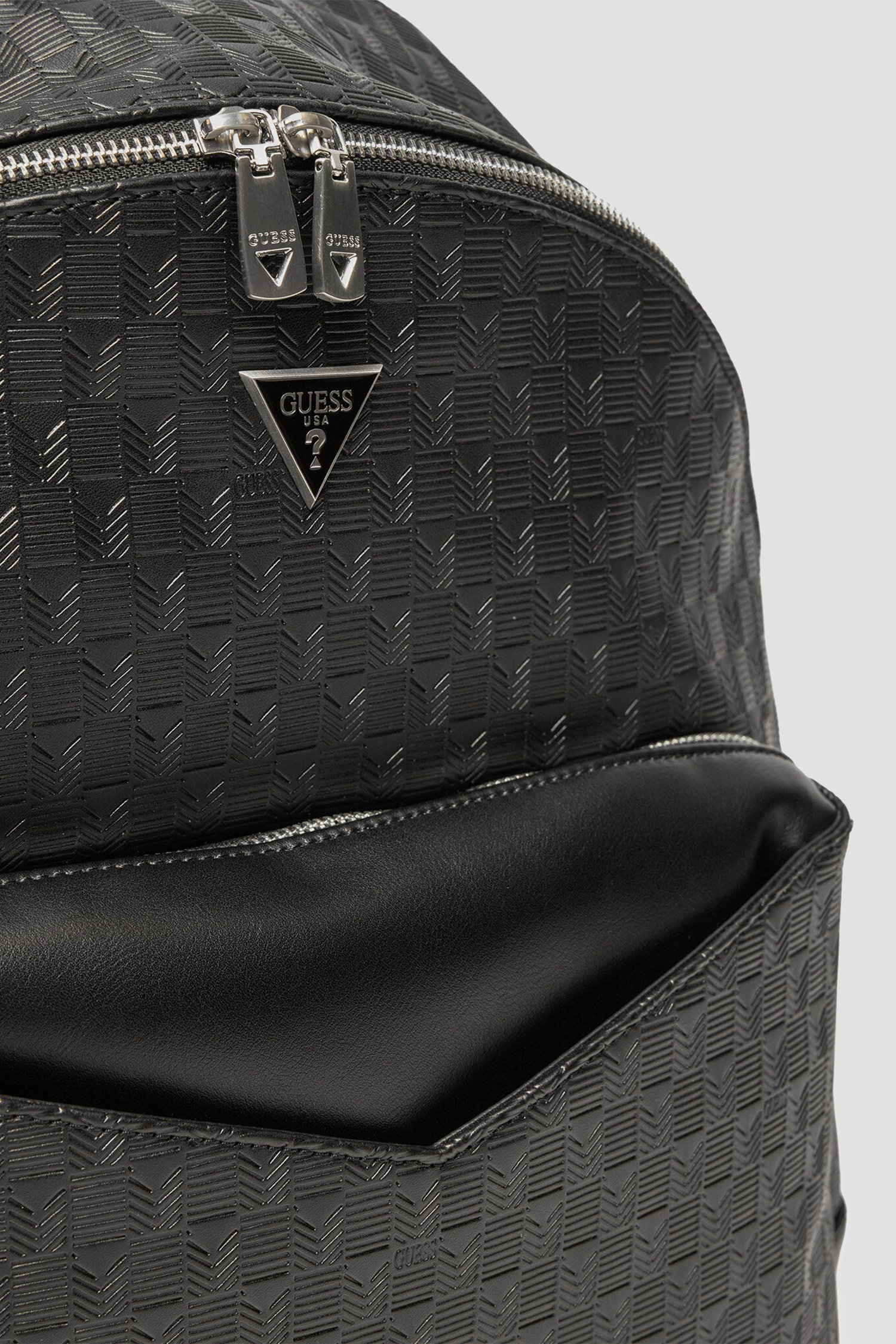 Чоловічий чорний рюкзак з візерунком Guess HMSIDE.P5108;BLA