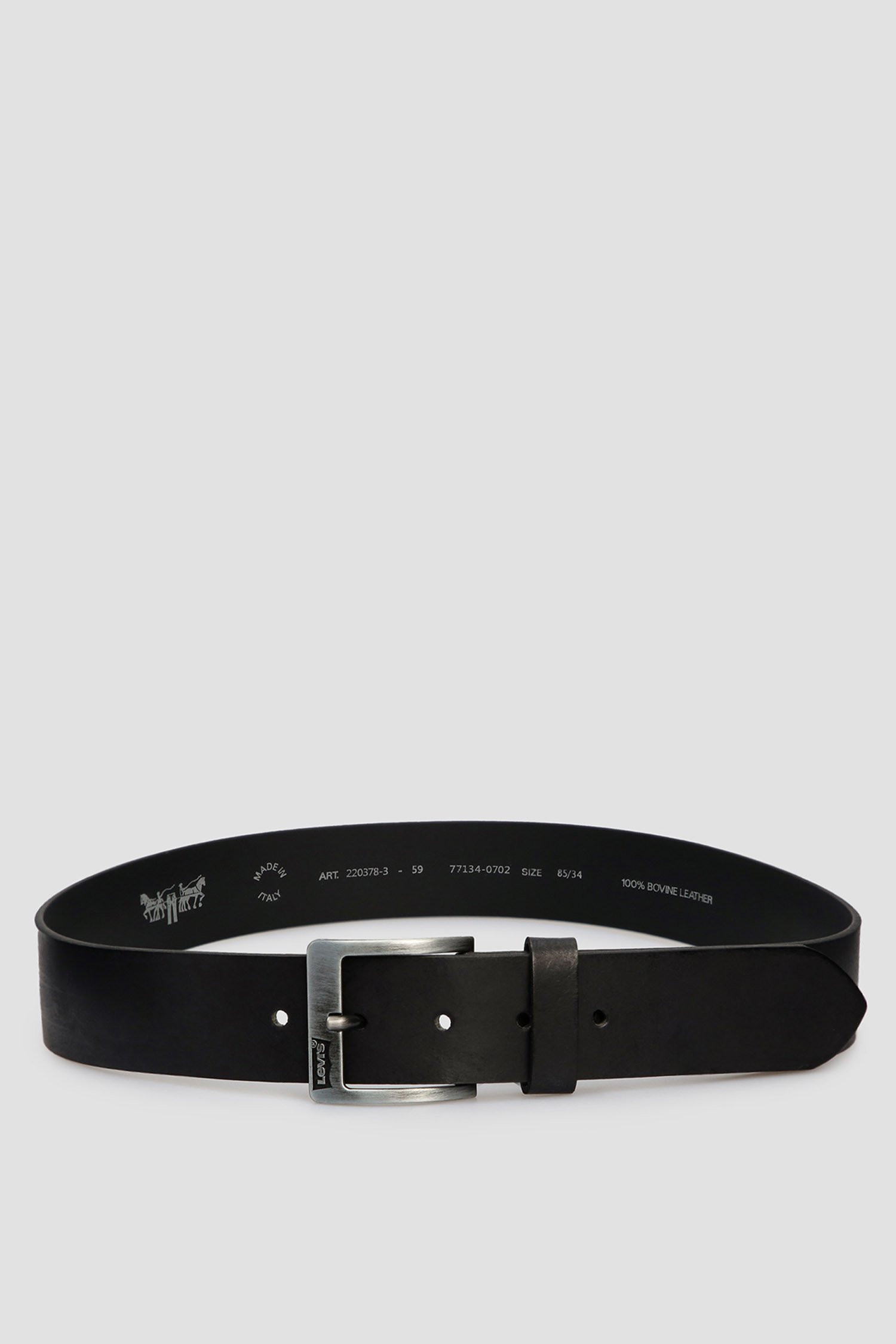 Чорний шкіряний ремінь Levi’s® 220378;3.59