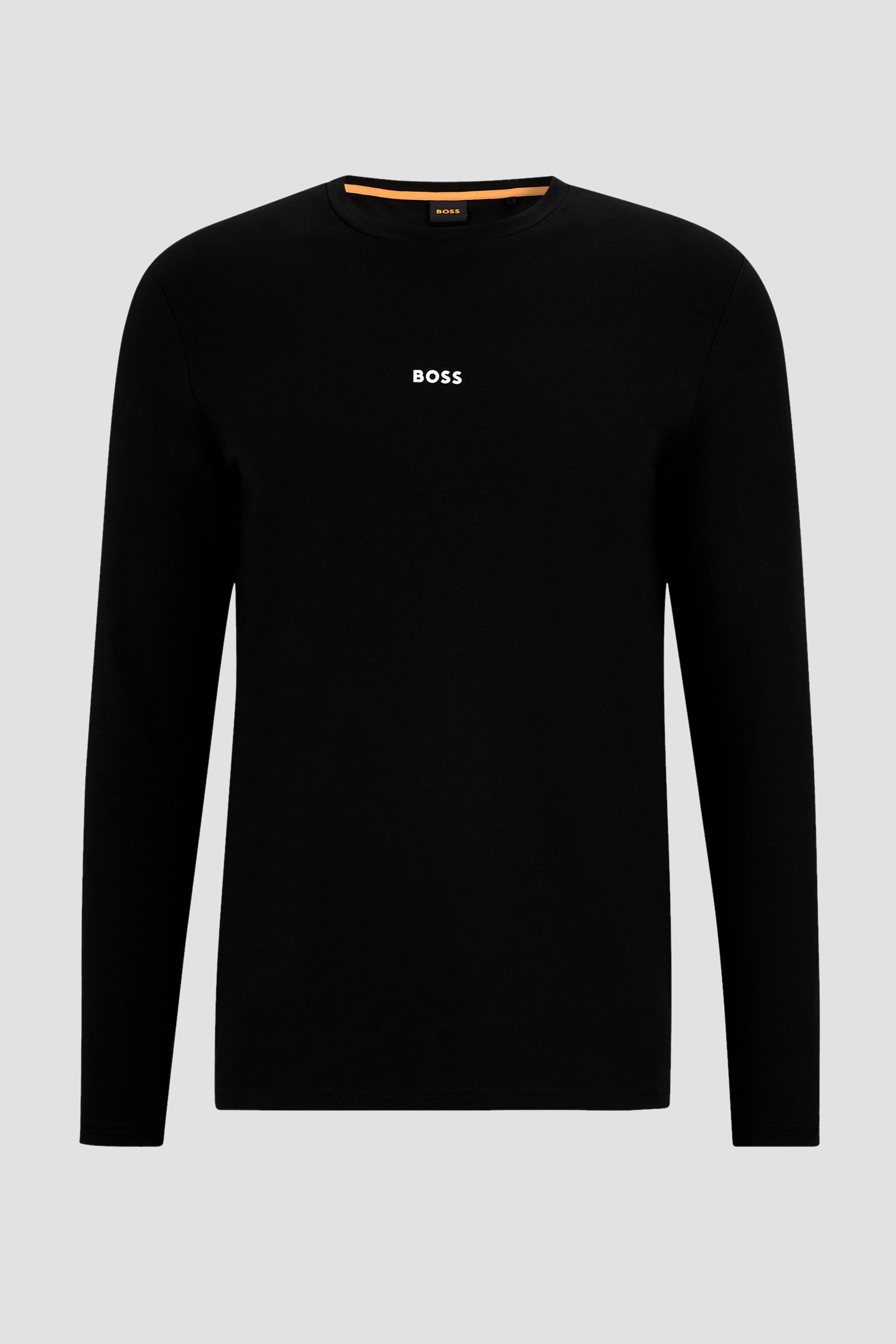 Мужской черный лонгслив BOSS 50473286;001