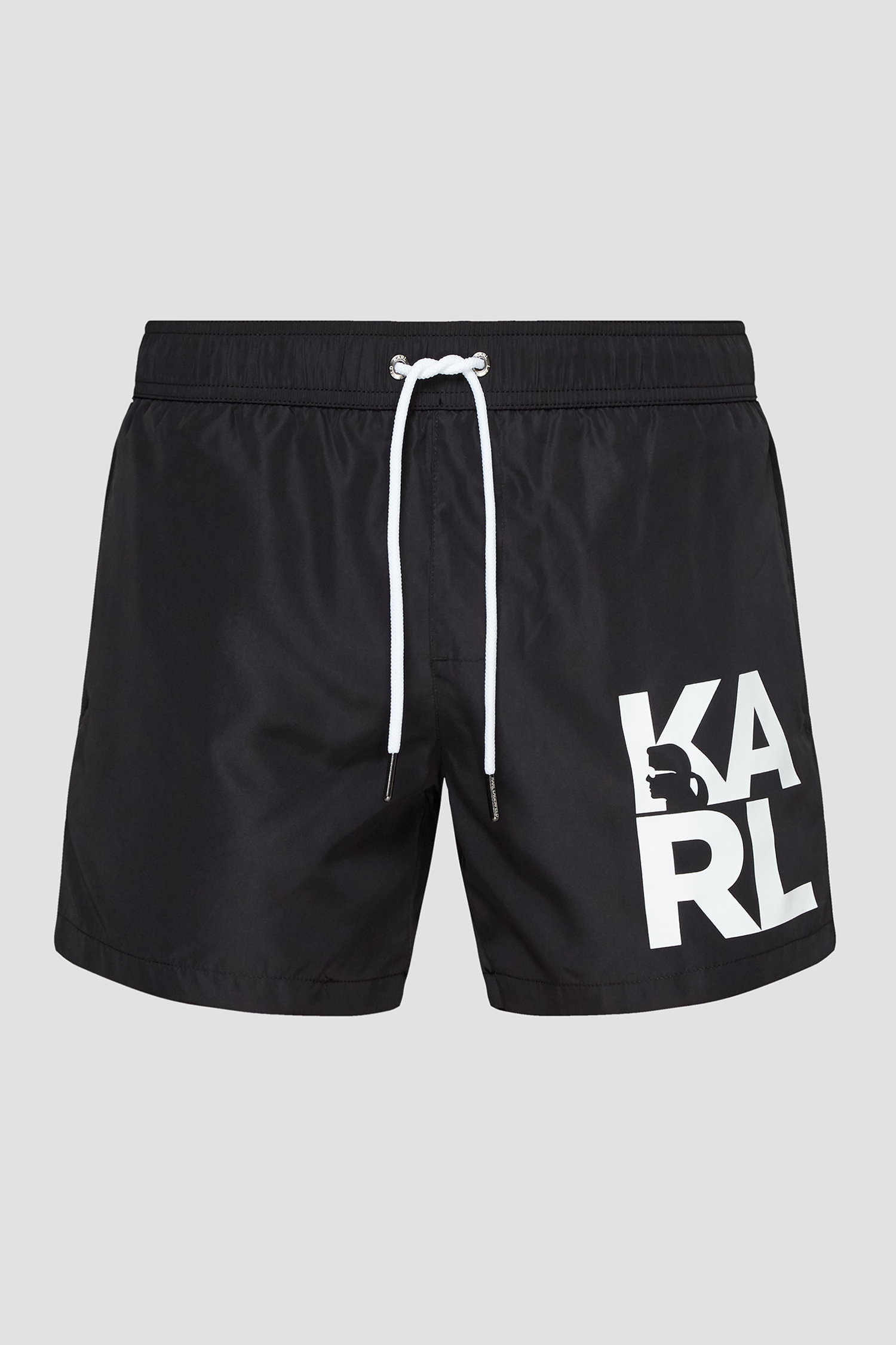 Чоловічі чорні плавальні шорти Karl Lagerfeld KL21MBS02;BLACK