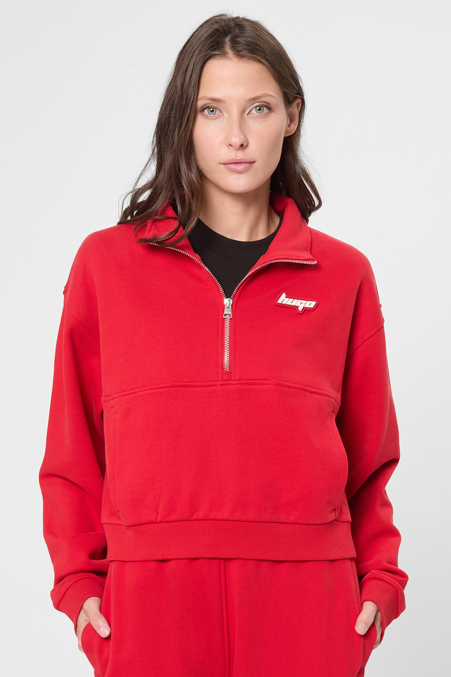 Жіноча червона спортивна кофта HUGO BLUE 50542972;601