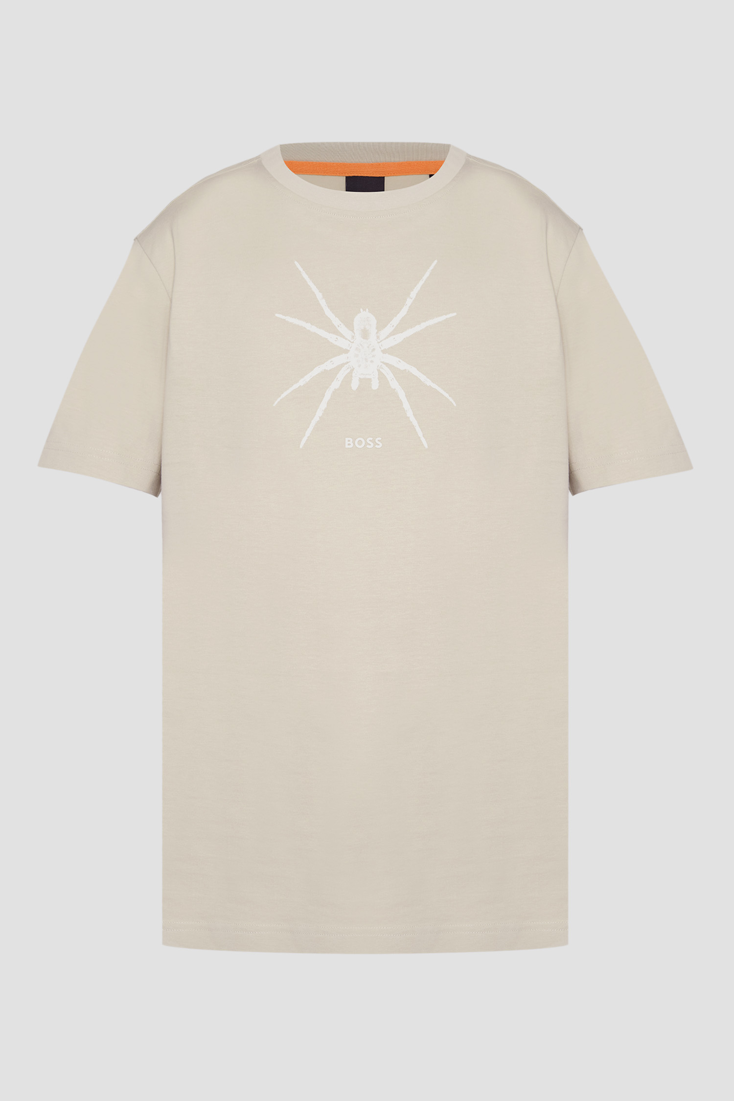 Мужская бежевая футболка BOSS 50534924;271