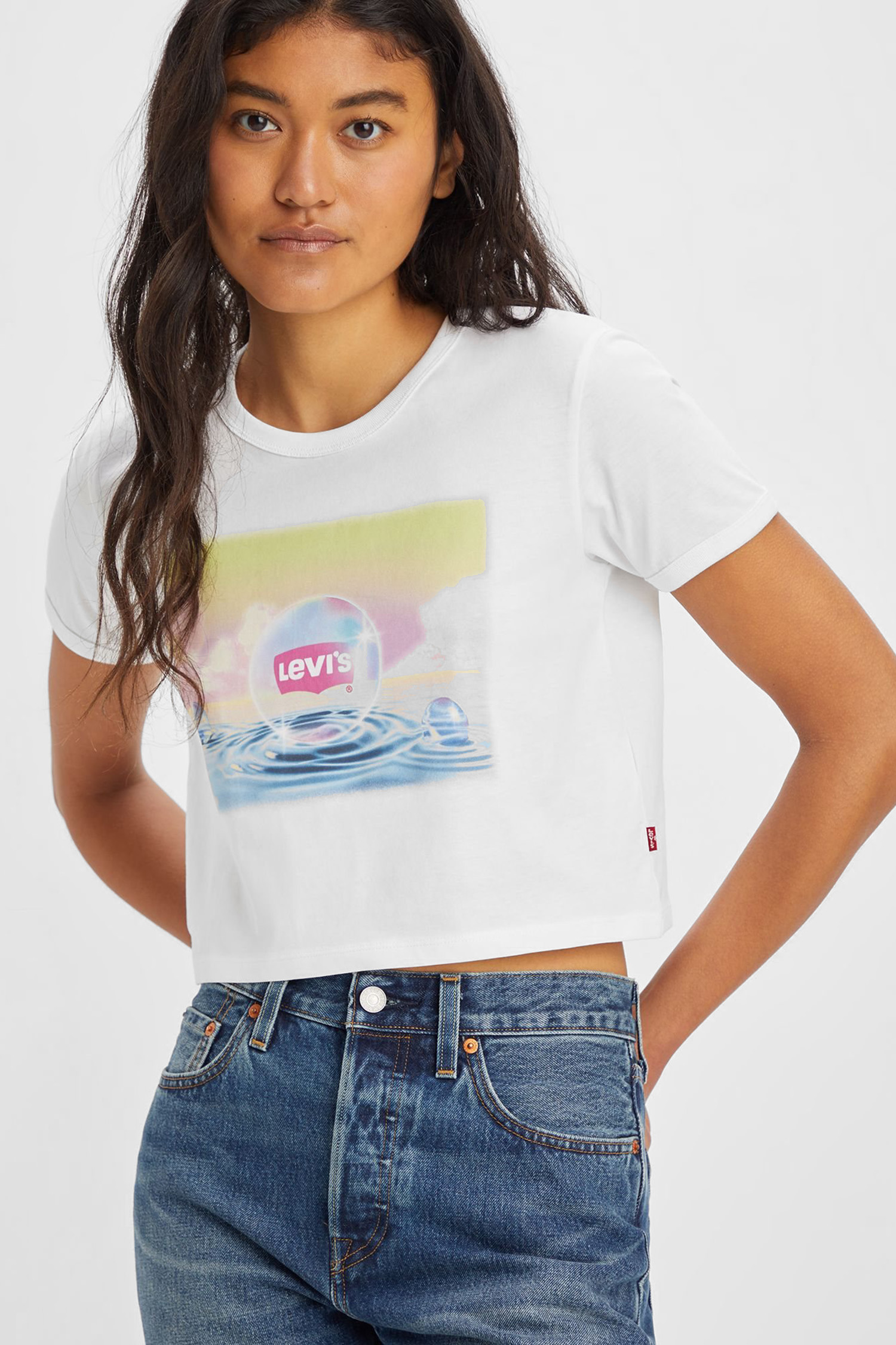Женская белая футболка Levi’s® A4926;0014