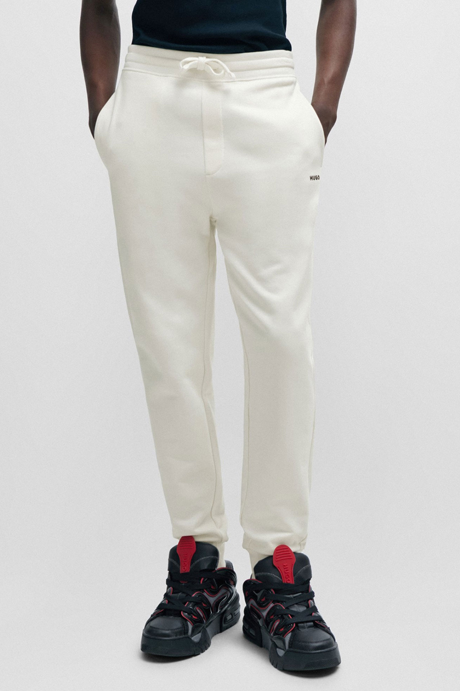 Мужские белые спортивные брюки HUGO 50489617;121