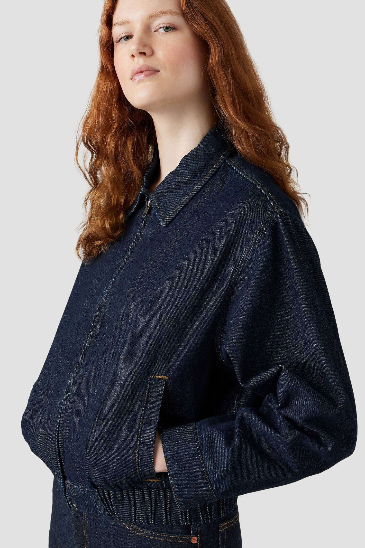 Женская темно-синяя джинсовая куртка Levi’s® 003GA;0000