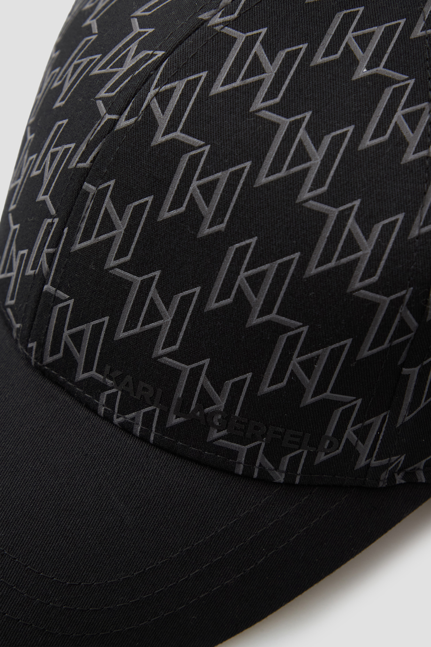 Чоловіча чорна кепка з візерунком Karl Lagerfeld 561123.805615;990