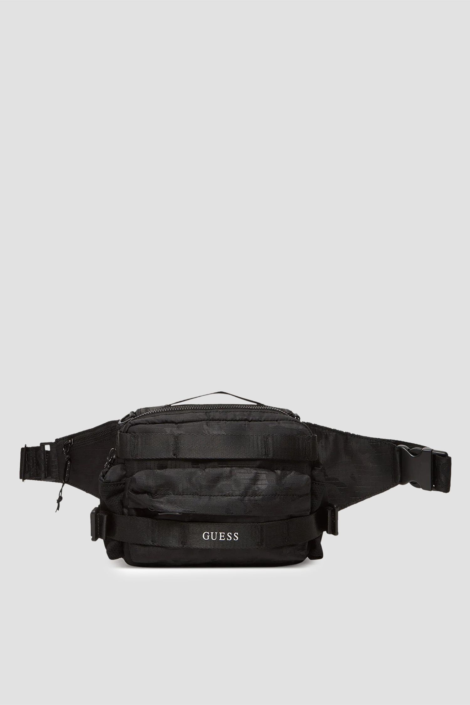 Чоловіча чорна поясна сумка Guess HMASNC.P5337;BLA