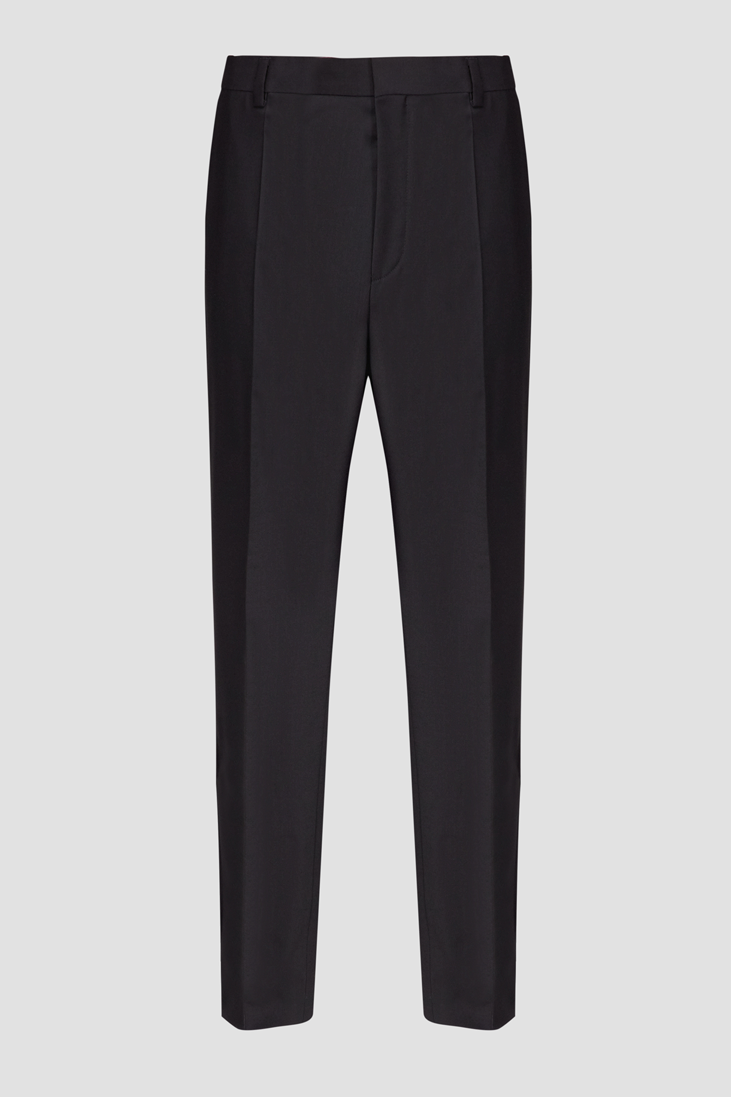 Мужские черные шерстяные брюки HUGO 50485135;001