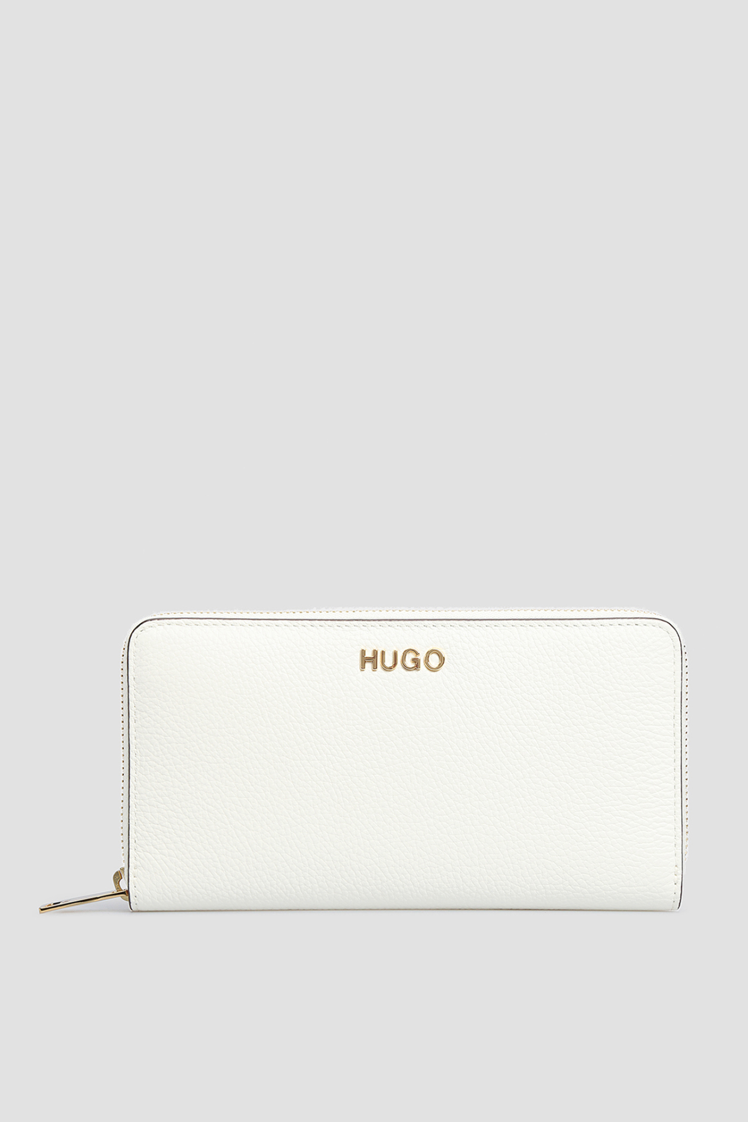 Женский белый кожаный кошелек HUGO 50428597;114