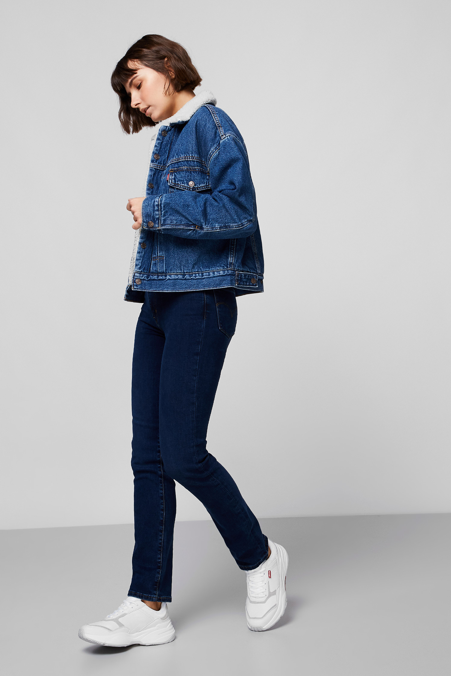 Женская синяя джинсовая куртка Levi’s® 36464;0001