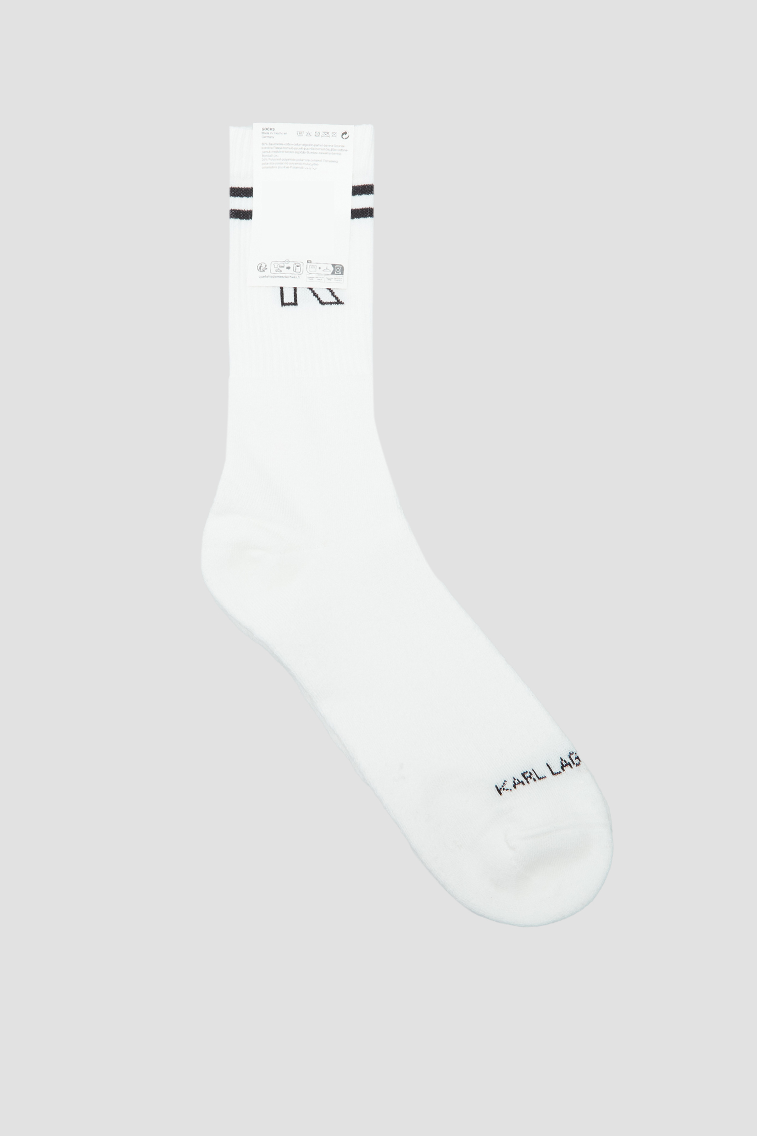 Чоловічі білі шкарпетки Karl Lagerfeld 542101.805506;10