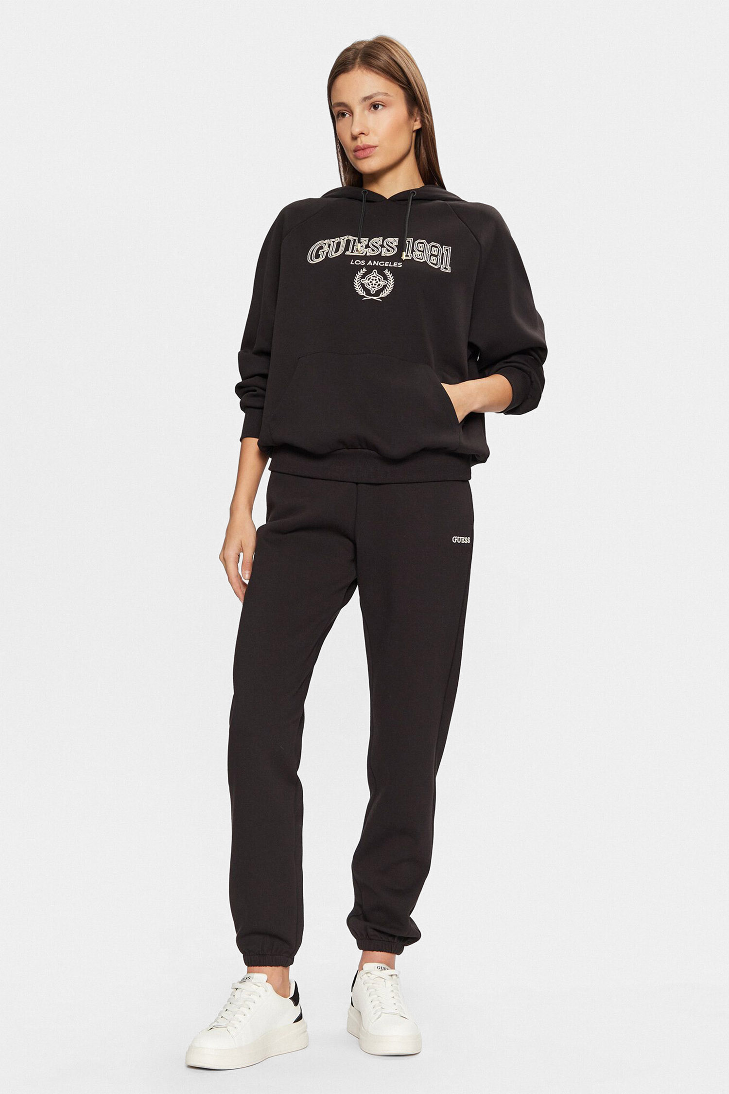 Женские черные спортивные брюки Guess V5RB02.KCLD1;G1I9