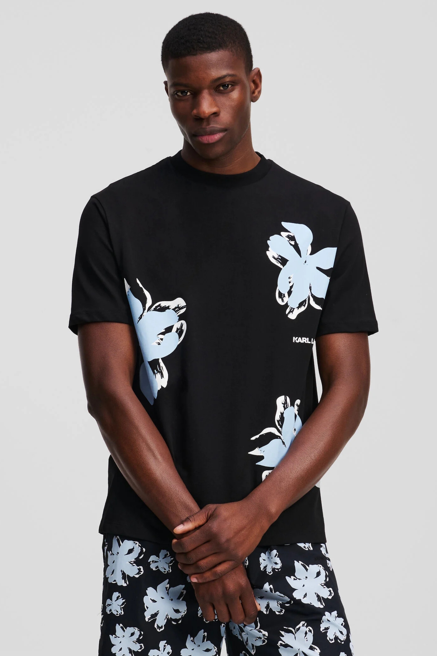 Мужская черная футболка Karl Lagerfeld 552225.755141;990
