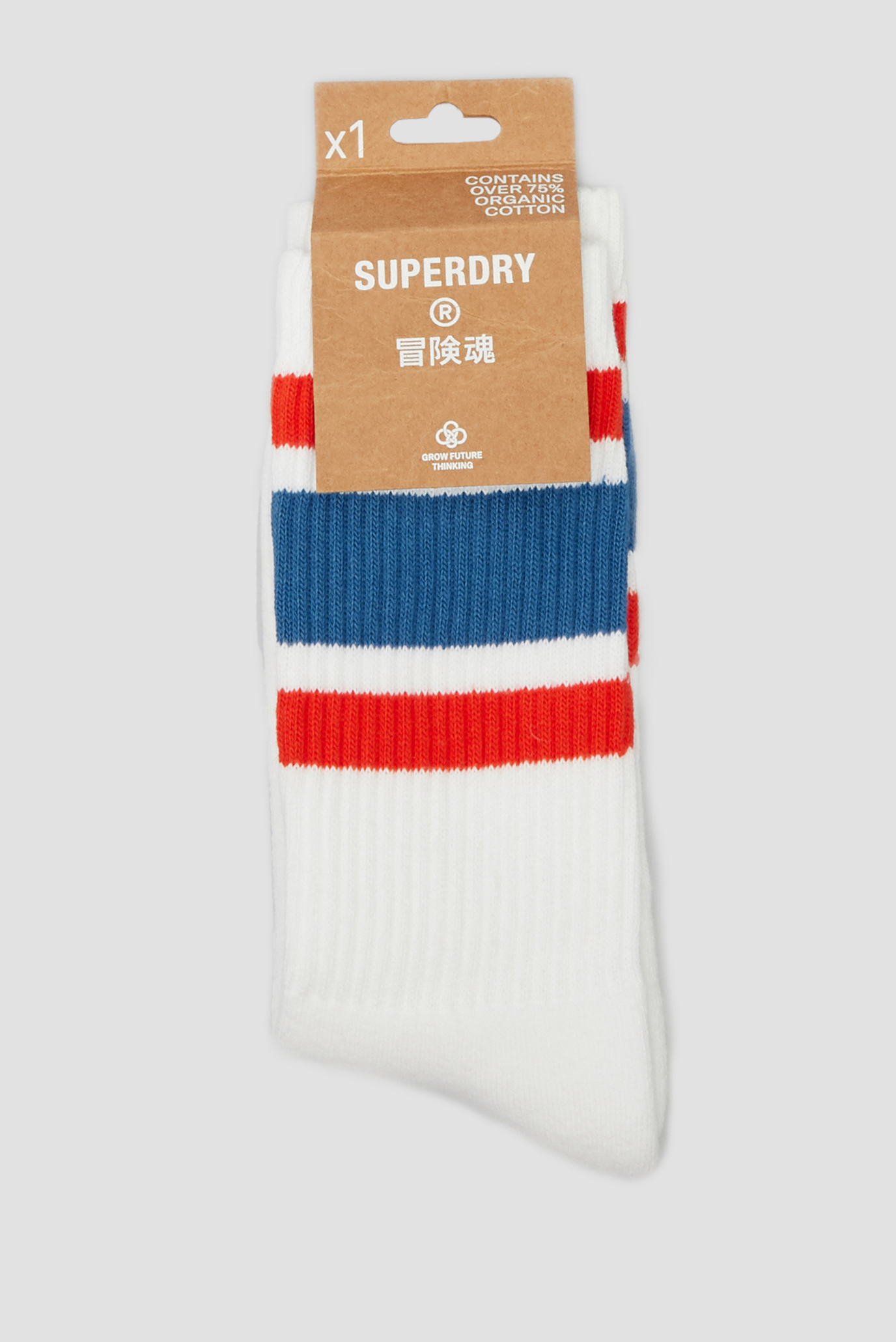 Чоловічі білі шкарпетки SuperDry Y3110018A;6GZ