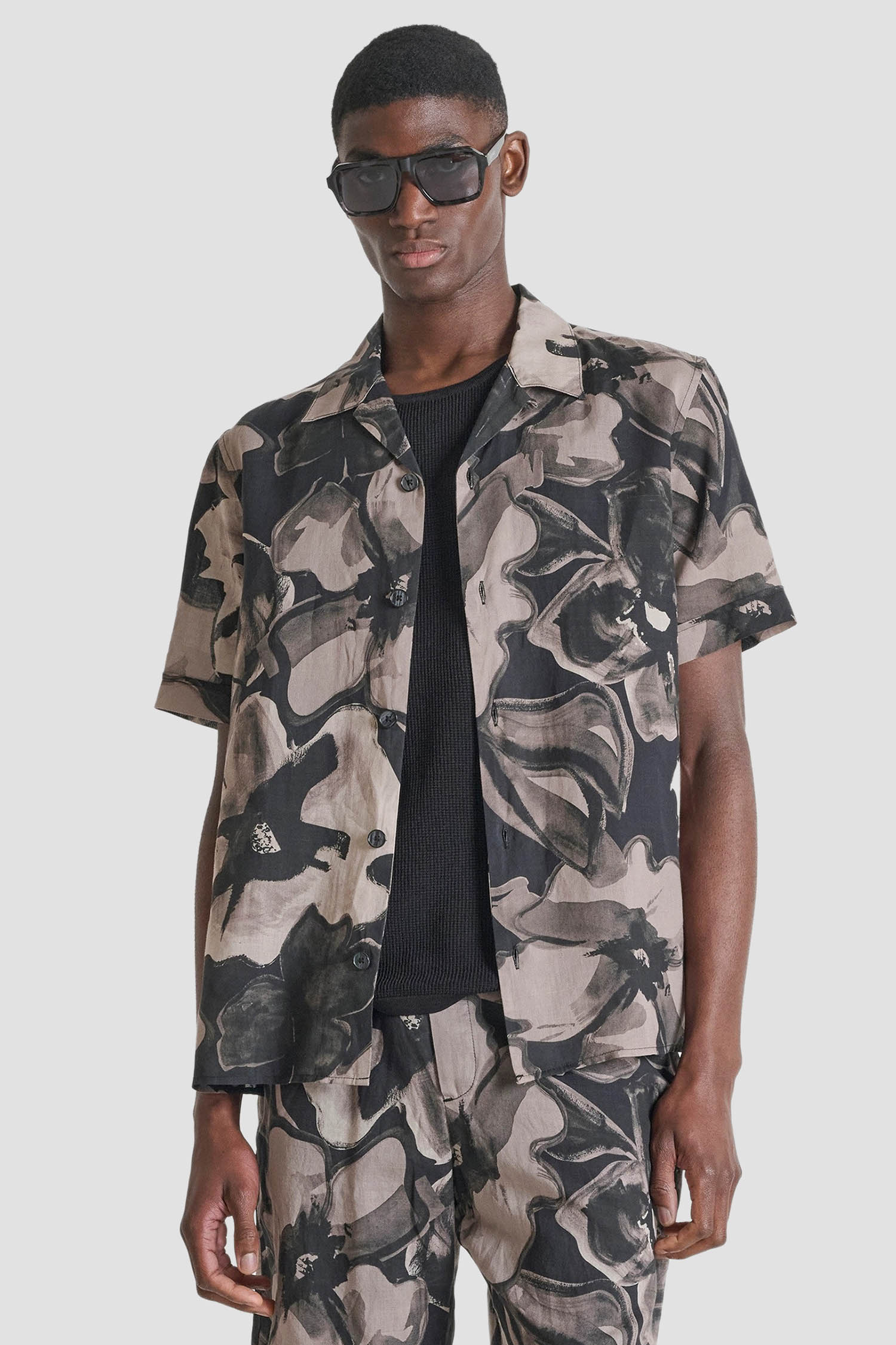 Мужская рубашка с узором Antony Morato MMSS00189.FA430658;2107